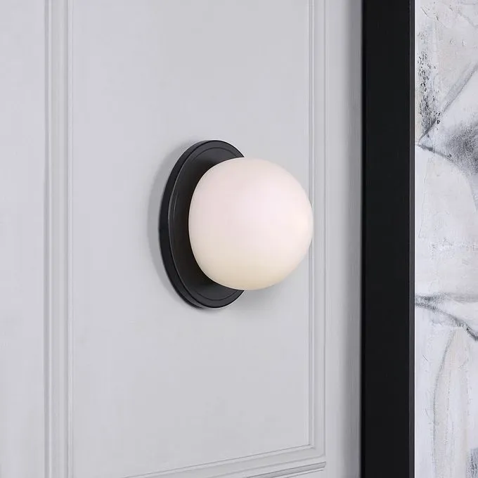 Angus Wall Sconce, Matte Black - Image 2