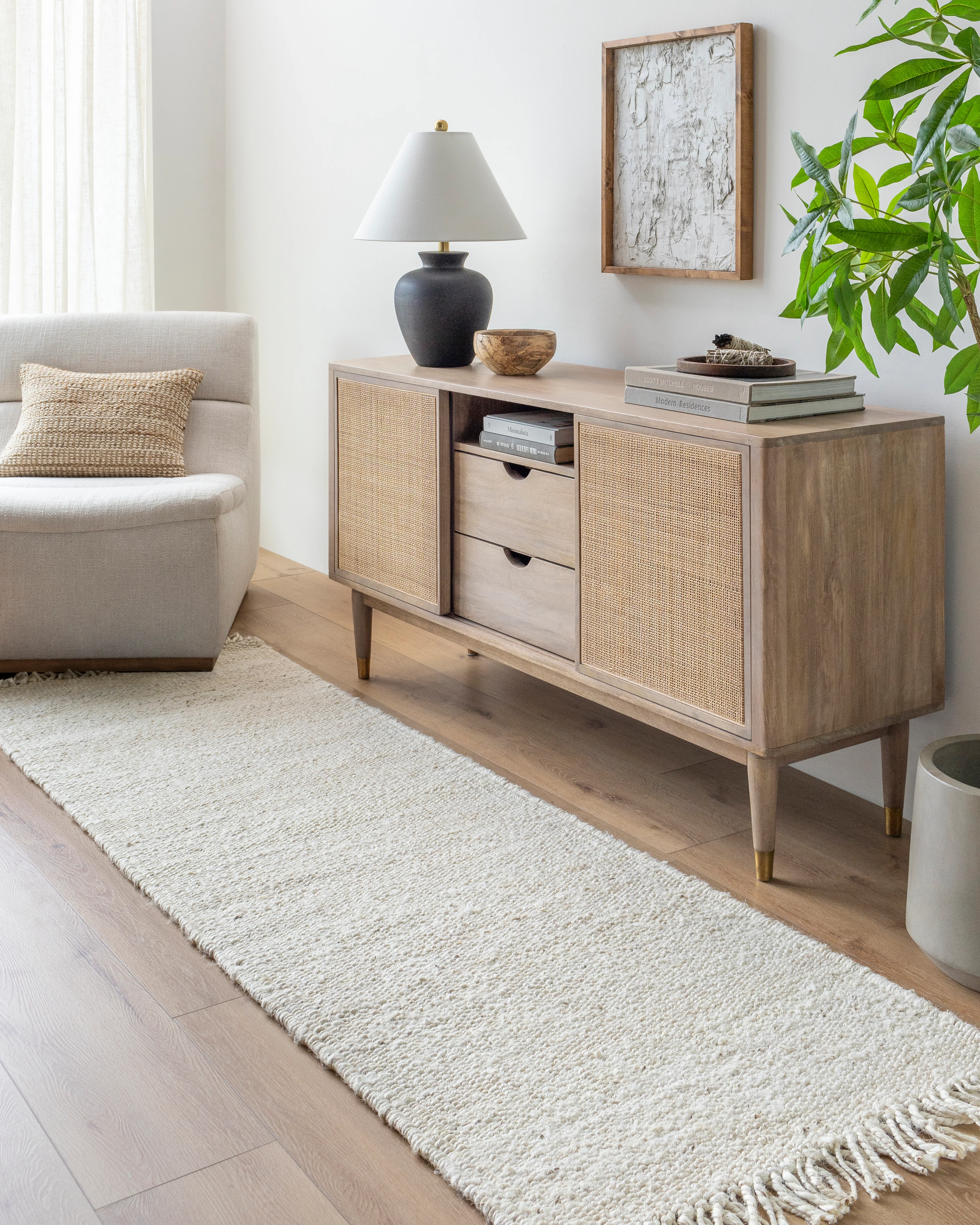 Bleach Jute Rug - Image 3
