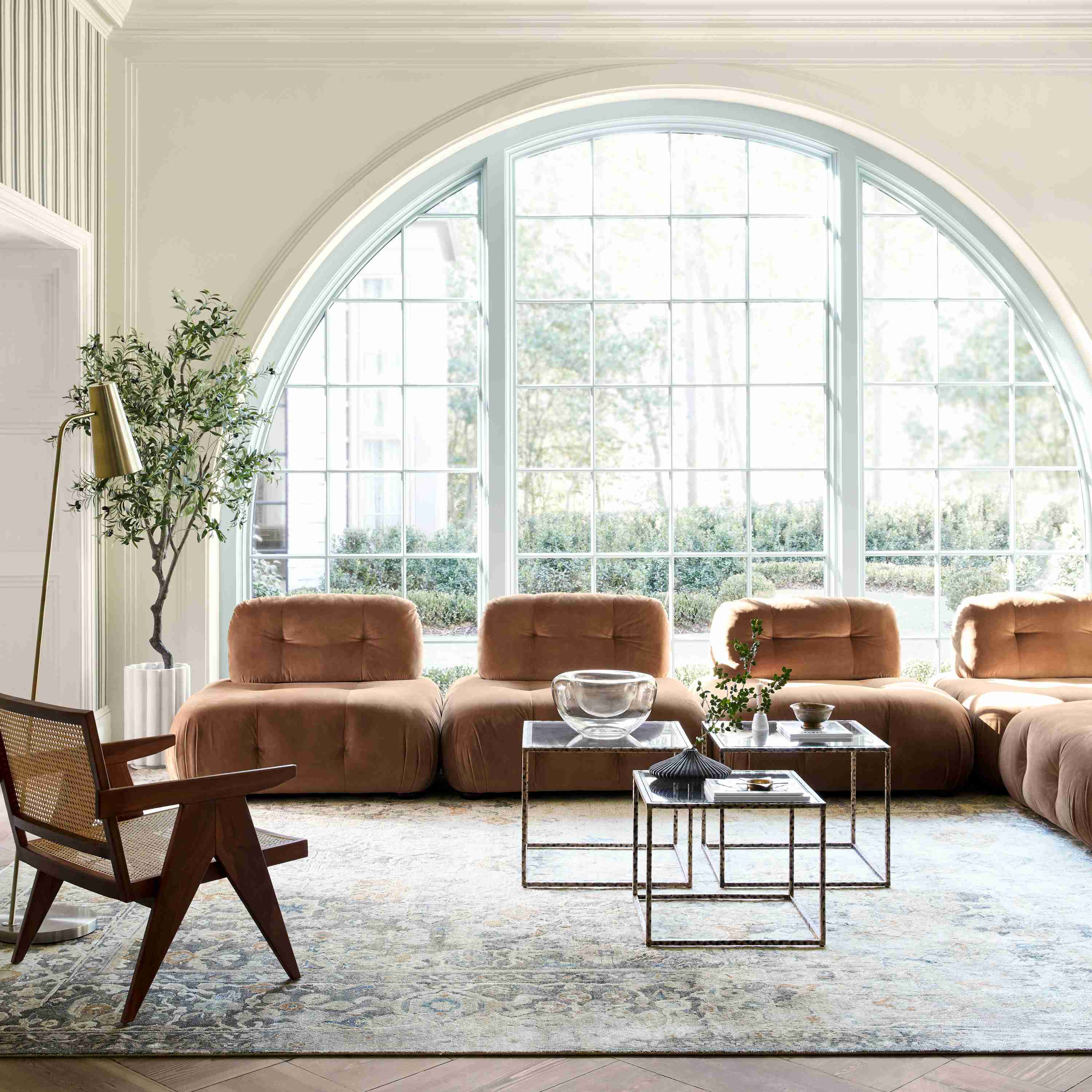 Tanner Floor Lamp, Brass Polished - Image 3