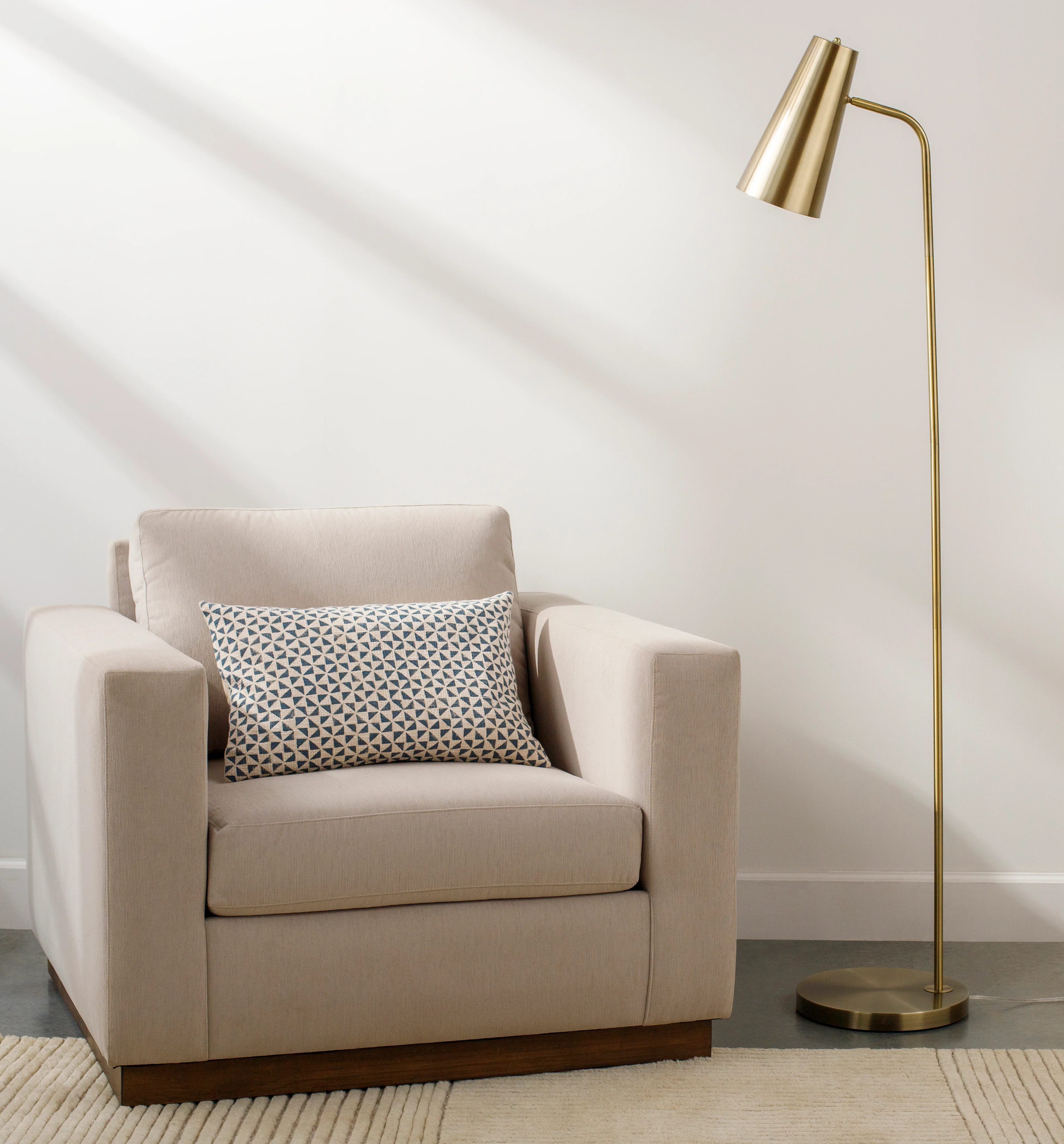 Tanner Floor Lamp, Brass Polished - Image 2