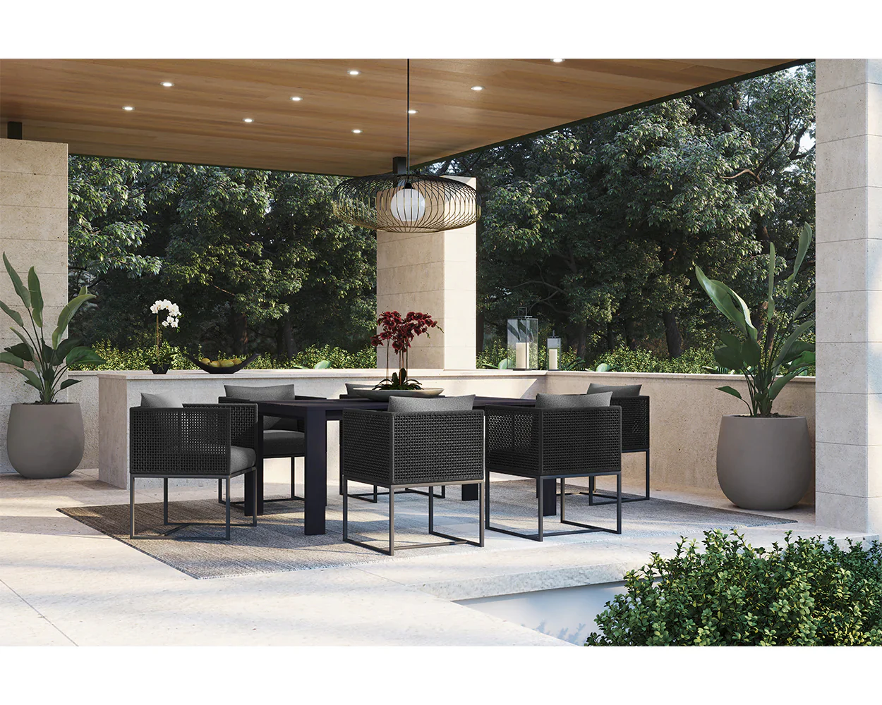 Mateo Dining Table, Black - Image 2