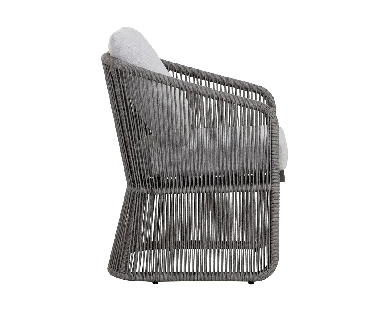 Monaco Outdoor Armchair, Warm Grey - Image 3