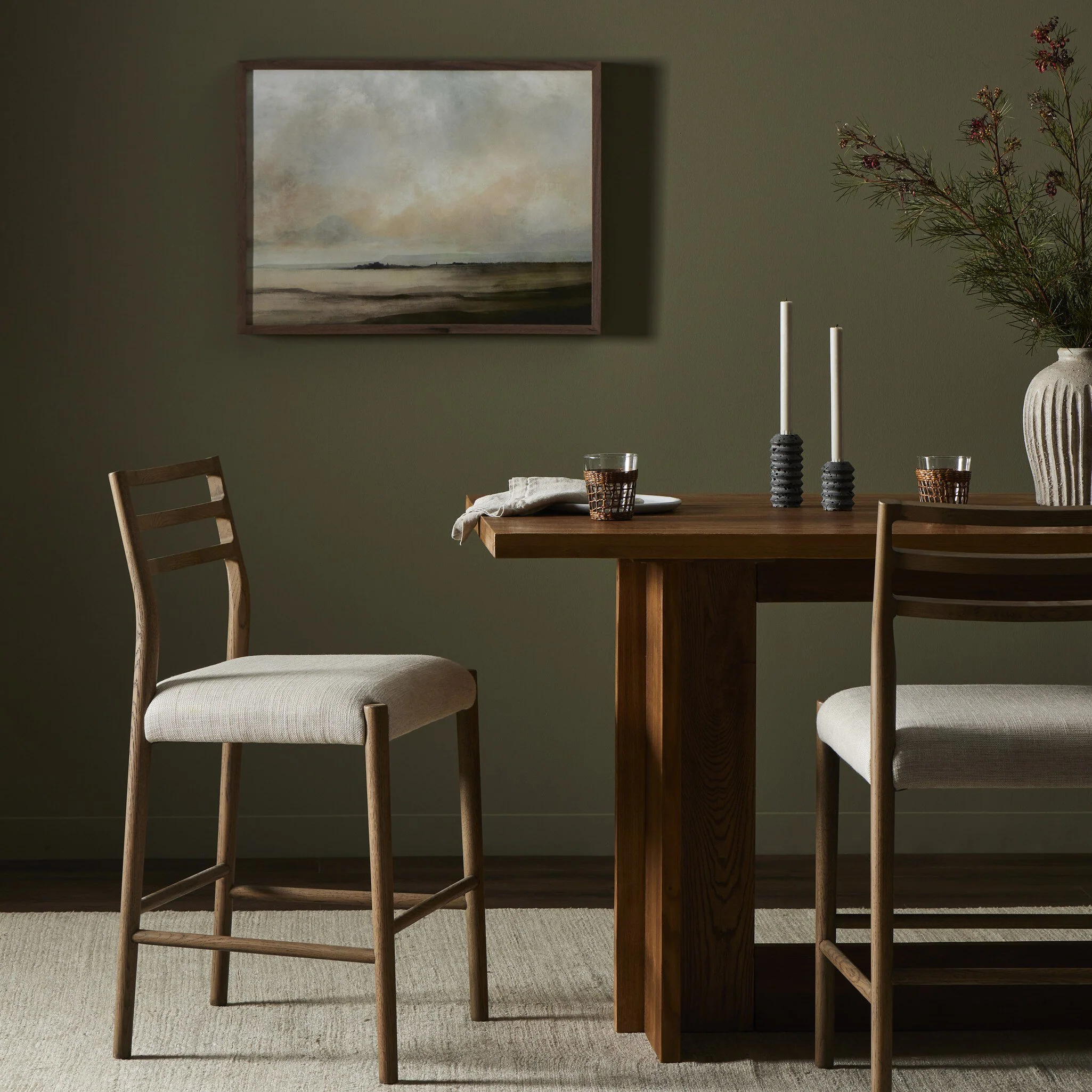 Rowan Stool, Smoked Oak - Image 2
