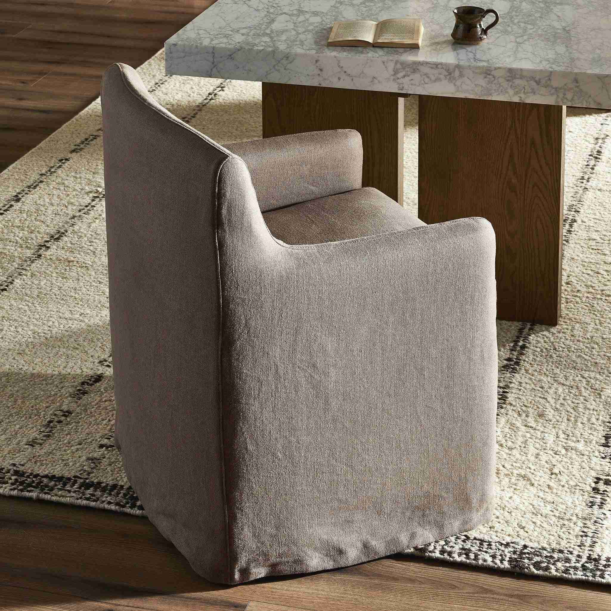 Dolce Slipcover Dining Chair - Image 2