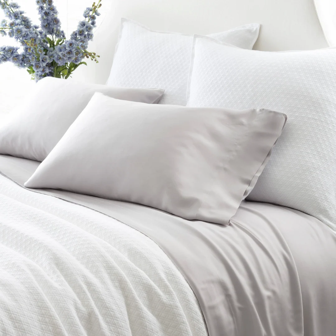 Lyanna Luxury Sheet Set, Grey