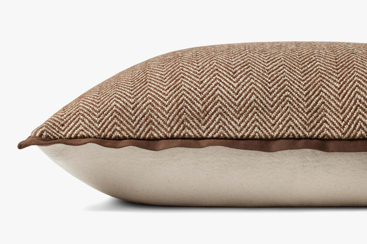 Jean Stoffer × Loloi Pillow Chocolate - Image 3
