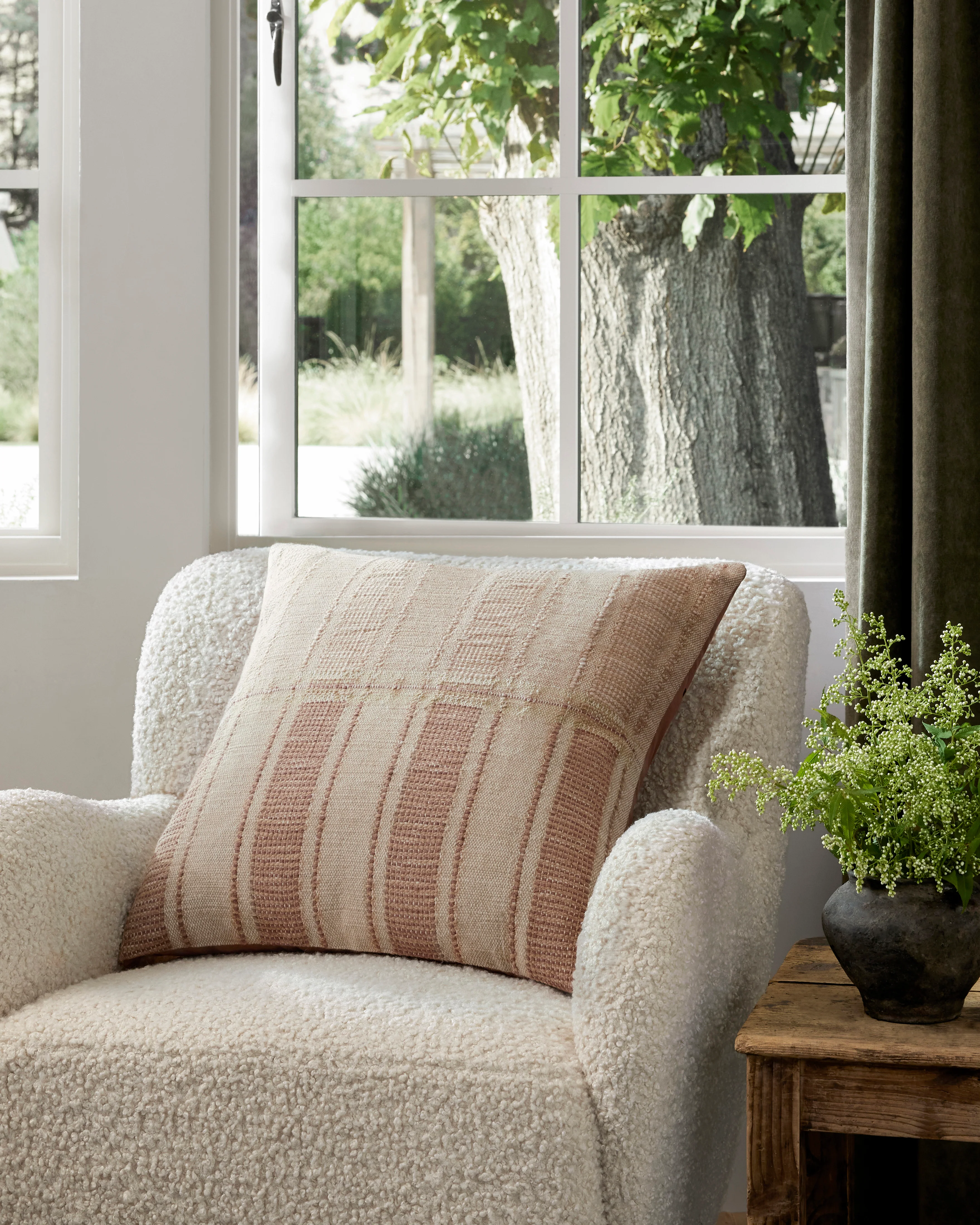 Marin Natural / Rust Pillow - Image 3