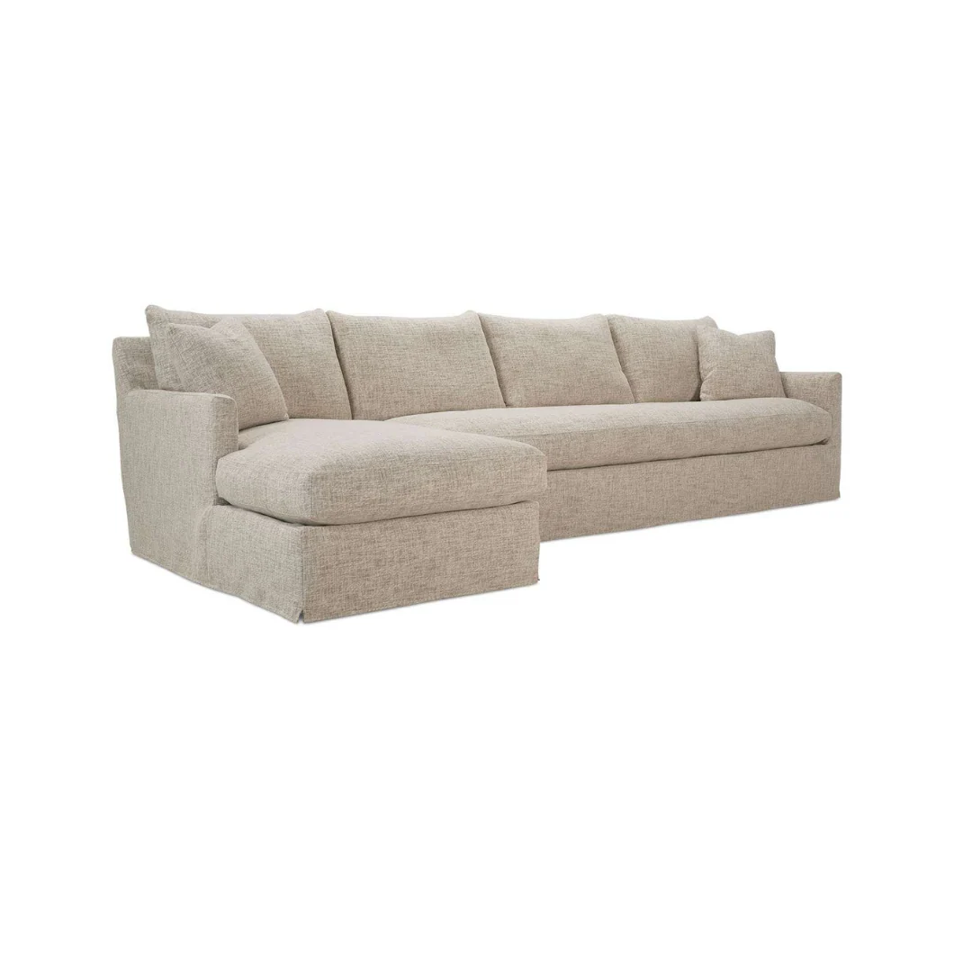 Ayla Bench Slipcover Sectional - Image 1