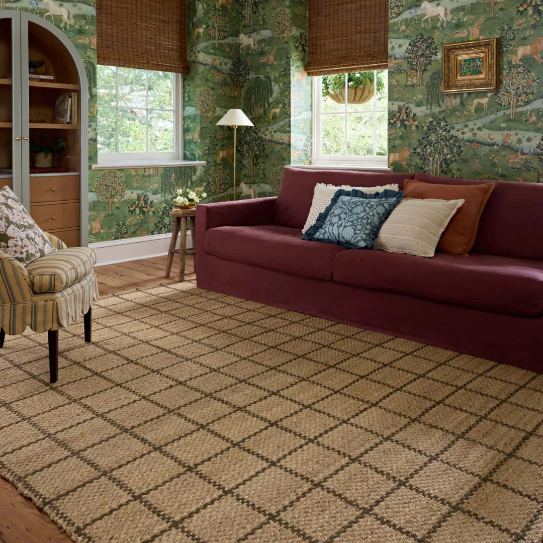 Chris Loves Julia x Loloi, Fletcher Natural / Olive Rug - Image 2