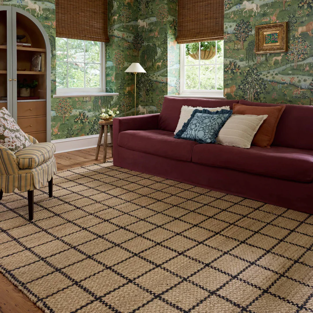 Chris Loves Julia x Loloi, Fletcher Natural / Black Rug - Image 2