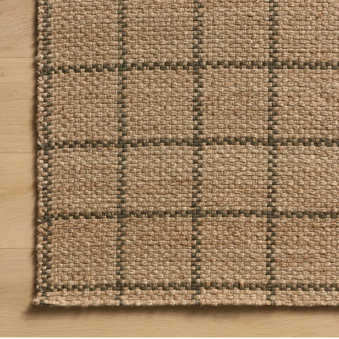 Chris Loves Julia x Loloi, Fletcher Natural / Olive Rug - Image 3