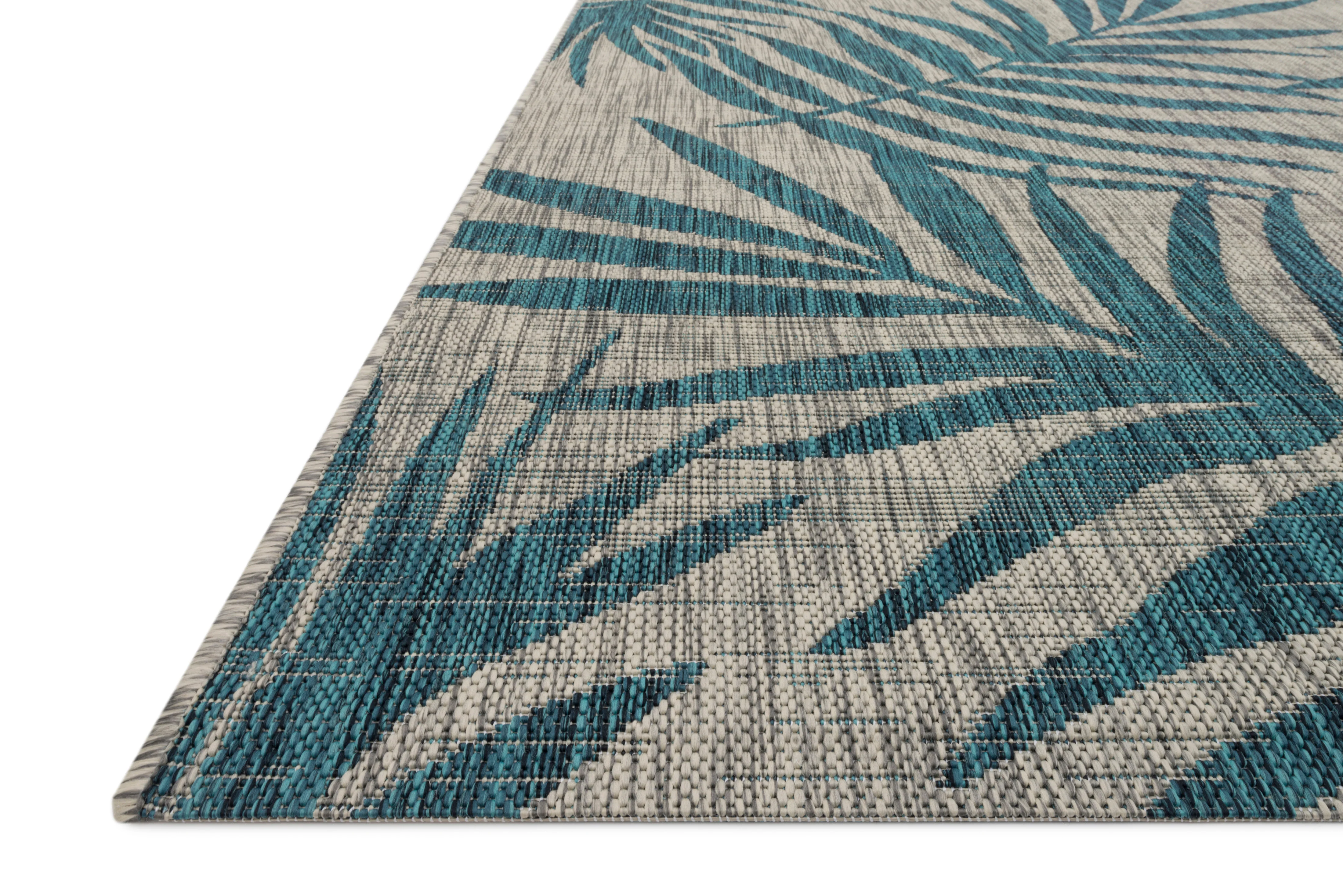 Isle Grey / Aqua Rug - Image 2