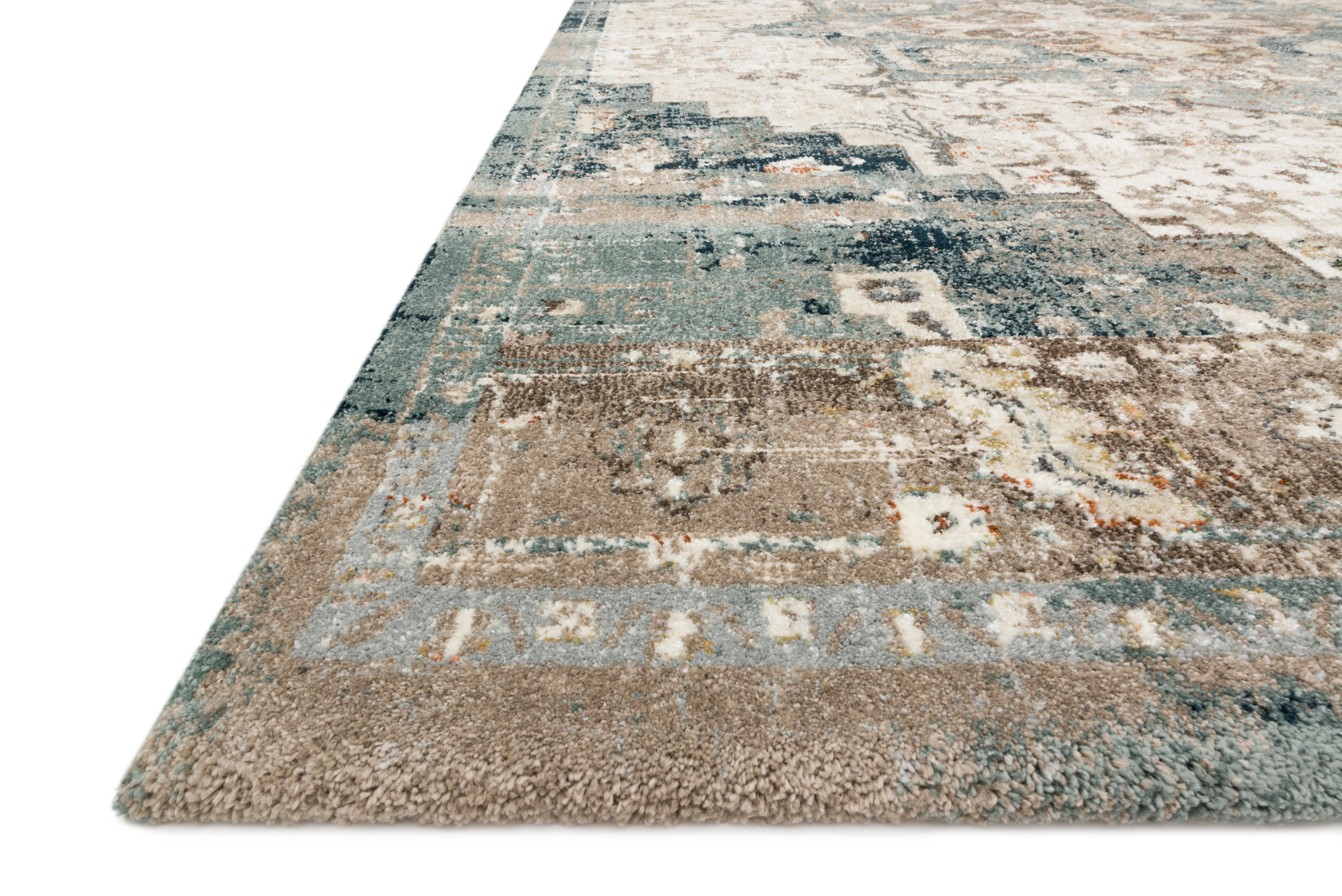 Magnolia Home by Joanna Gaines x Loloi James Taupe / Marine Rug - Image 2
