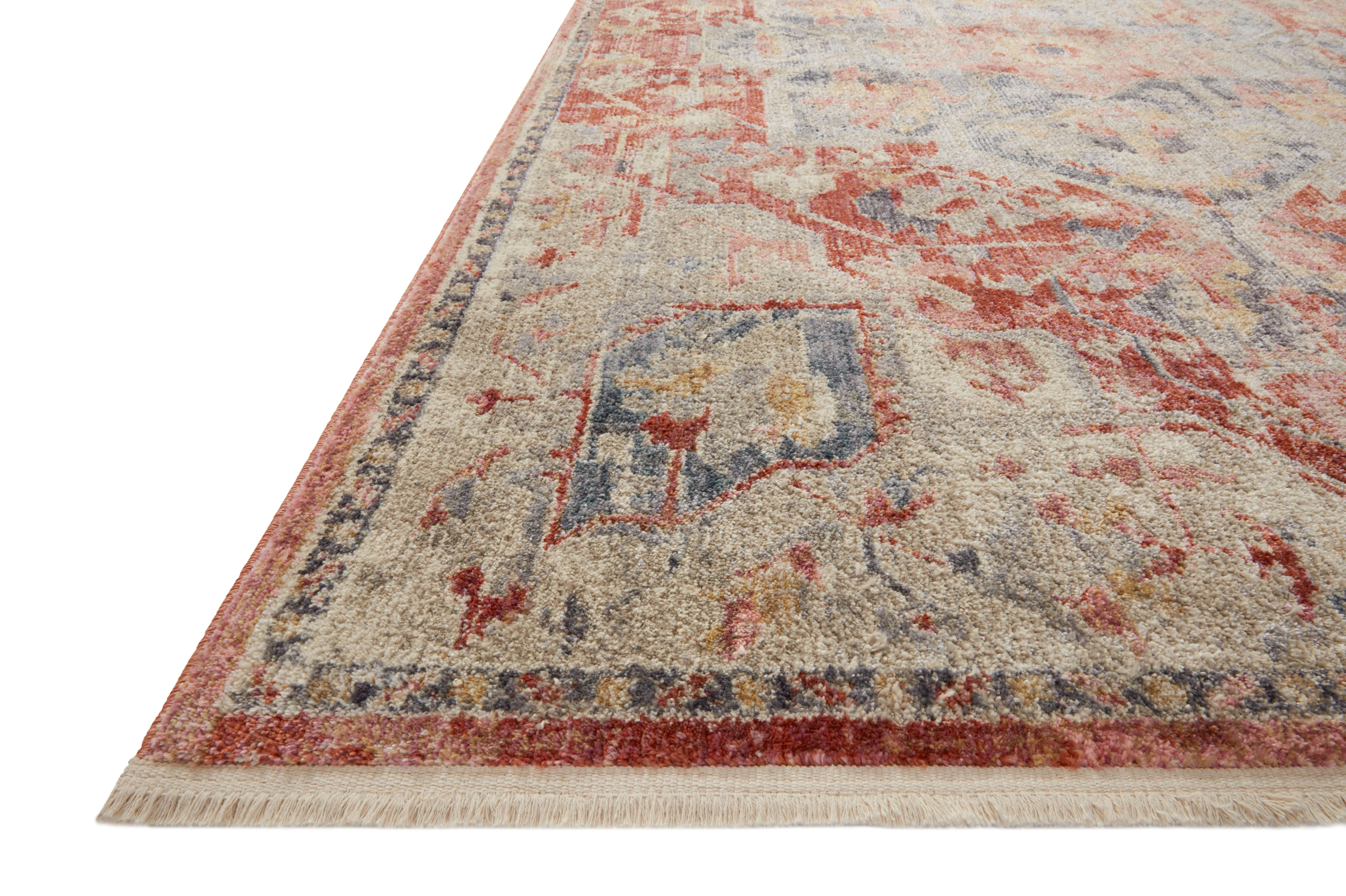 Magnolia Home by Joanna Gaines x Loloi Janey Garnet / Multi Rug - Image 2