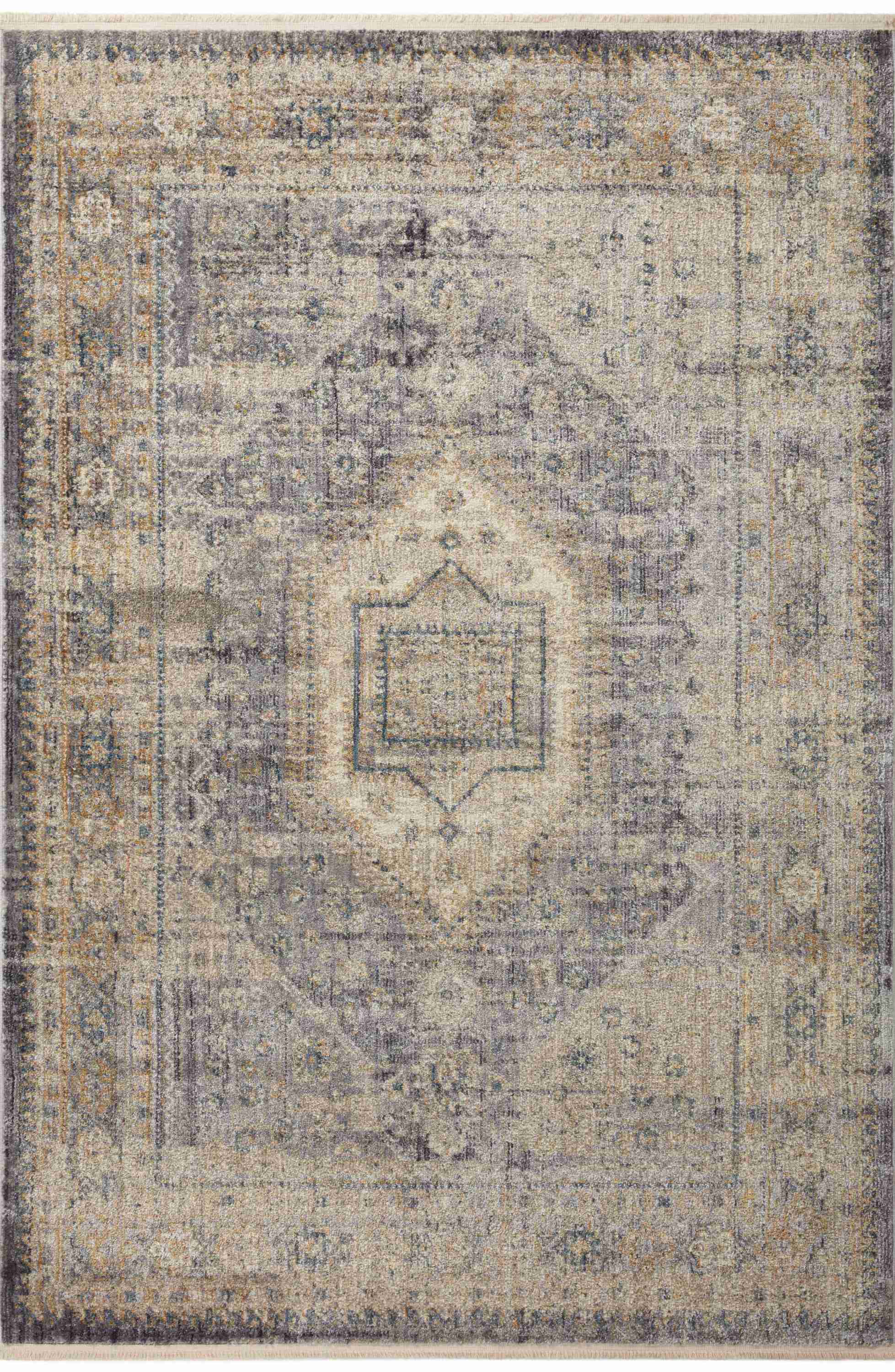 Magnolia Home by Joanna Gaines x Loloi Janey Slate / Gold Rug - Image 1