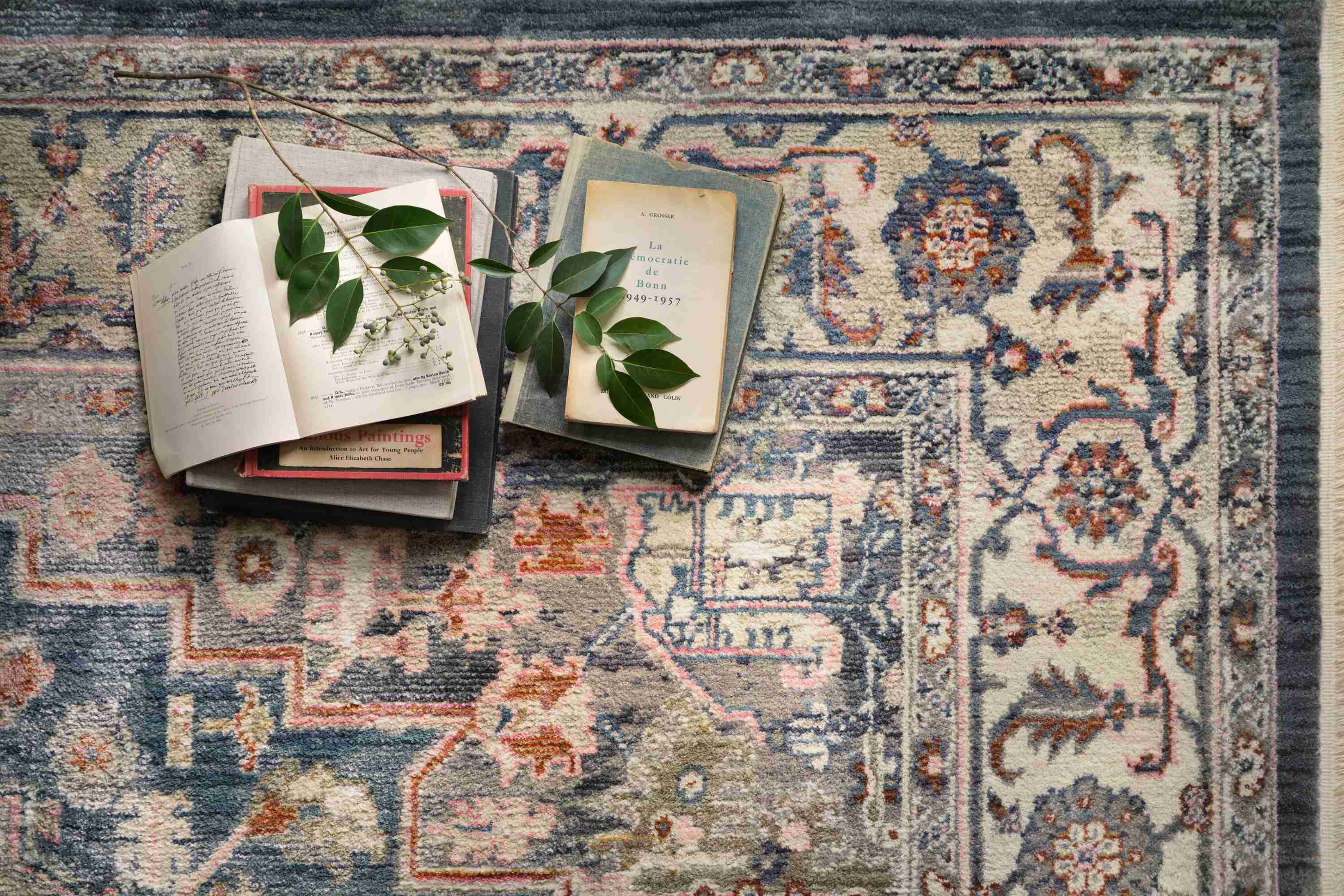 Magnolia Home by Joanna Gaines x Loloi Janey Indigo / Multi Rug - Image 3
