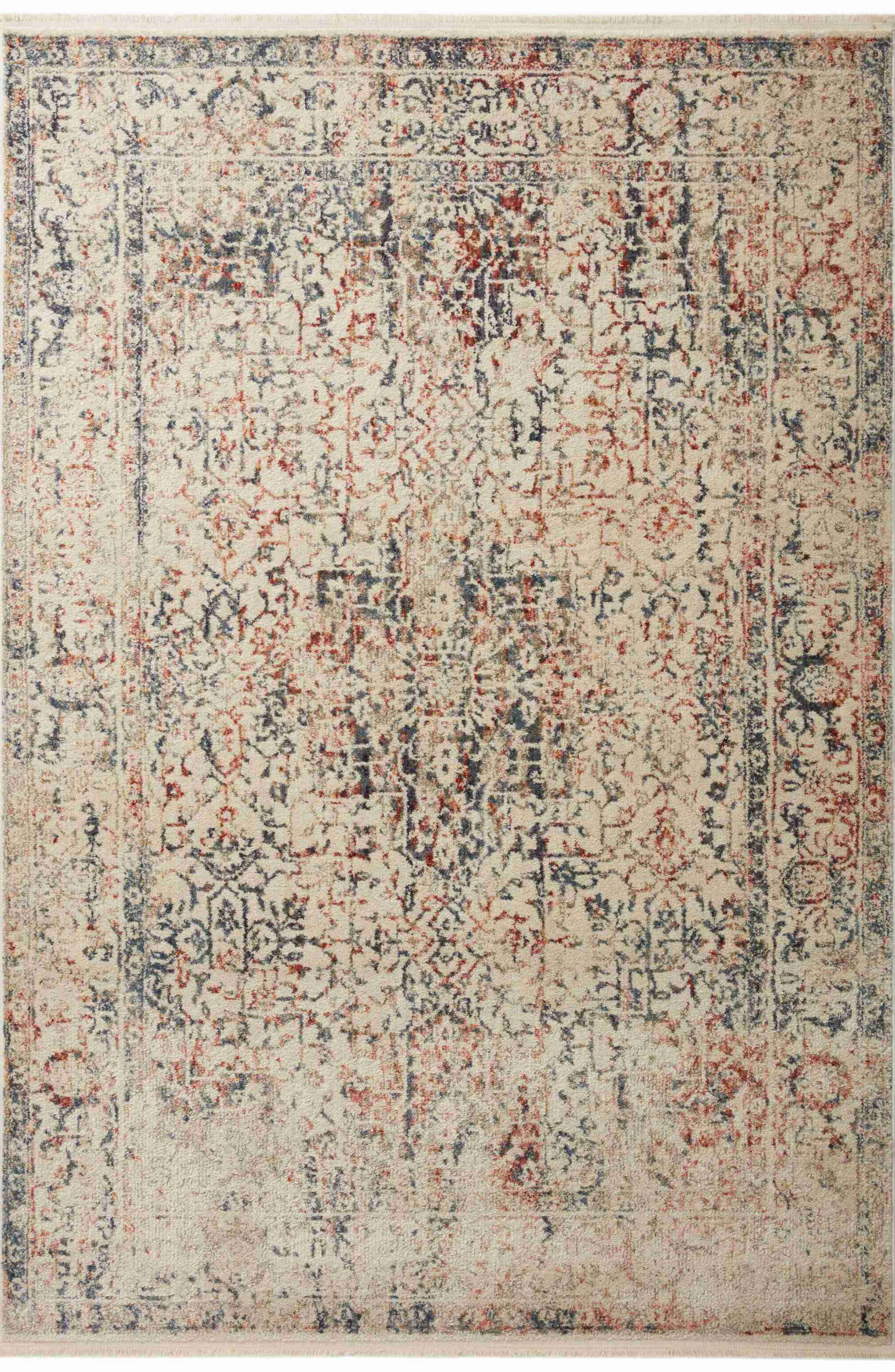 Magnolia Home by Joanna Gaines x Loloi Janey Ivory / Multi Rug - Image 1