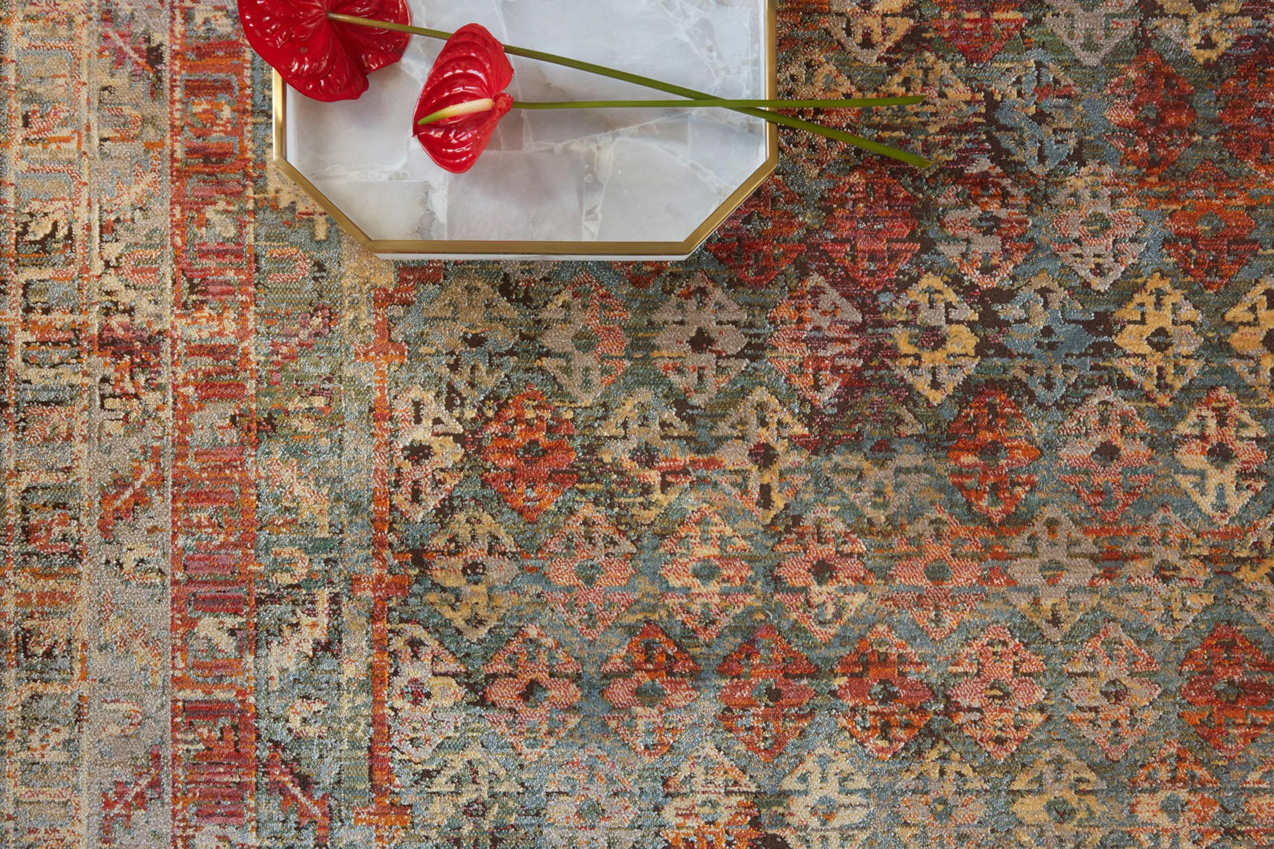 Javari Slate / Berry Rug - Image 3