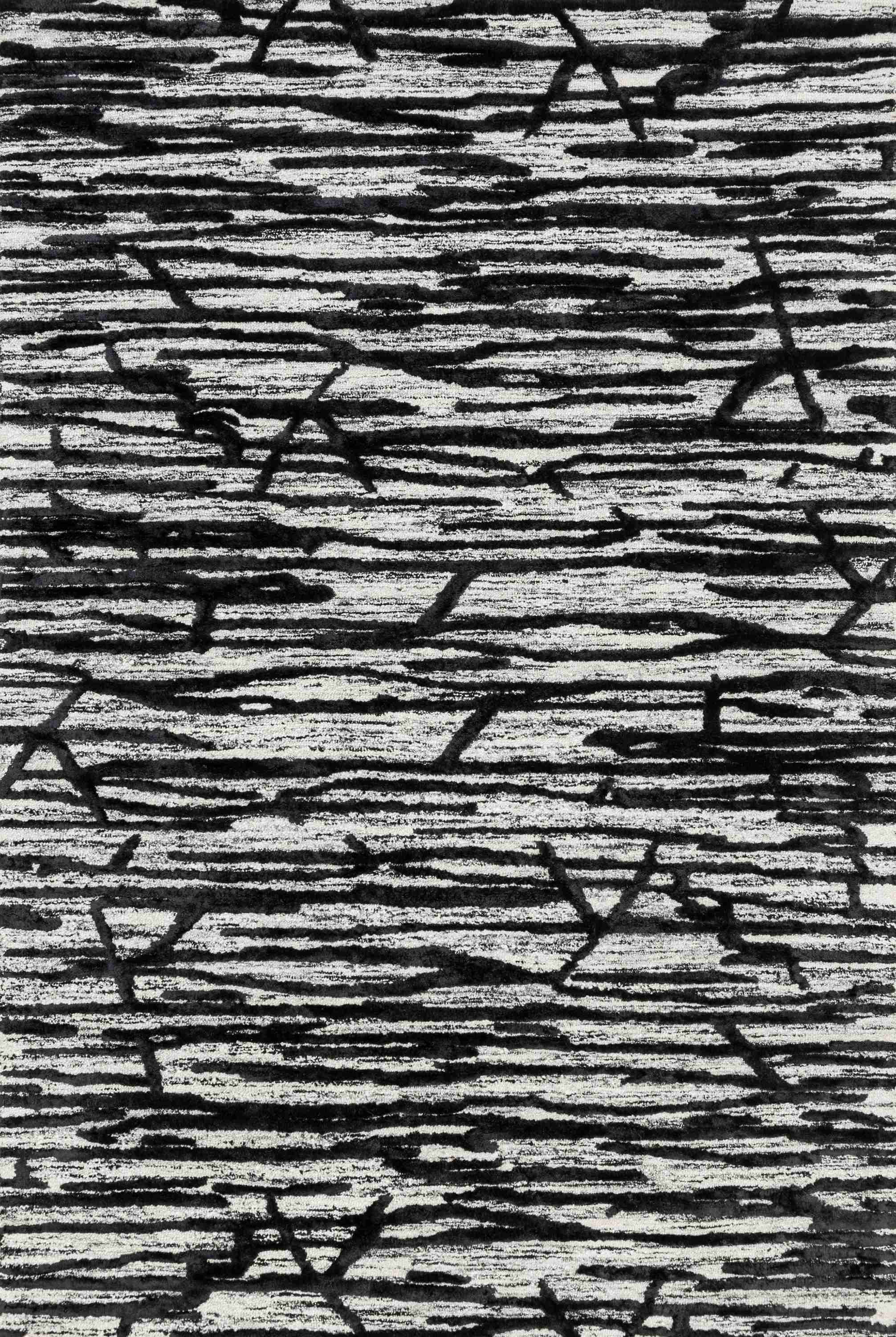 Juneau Ivory / Black Rug - Image 1