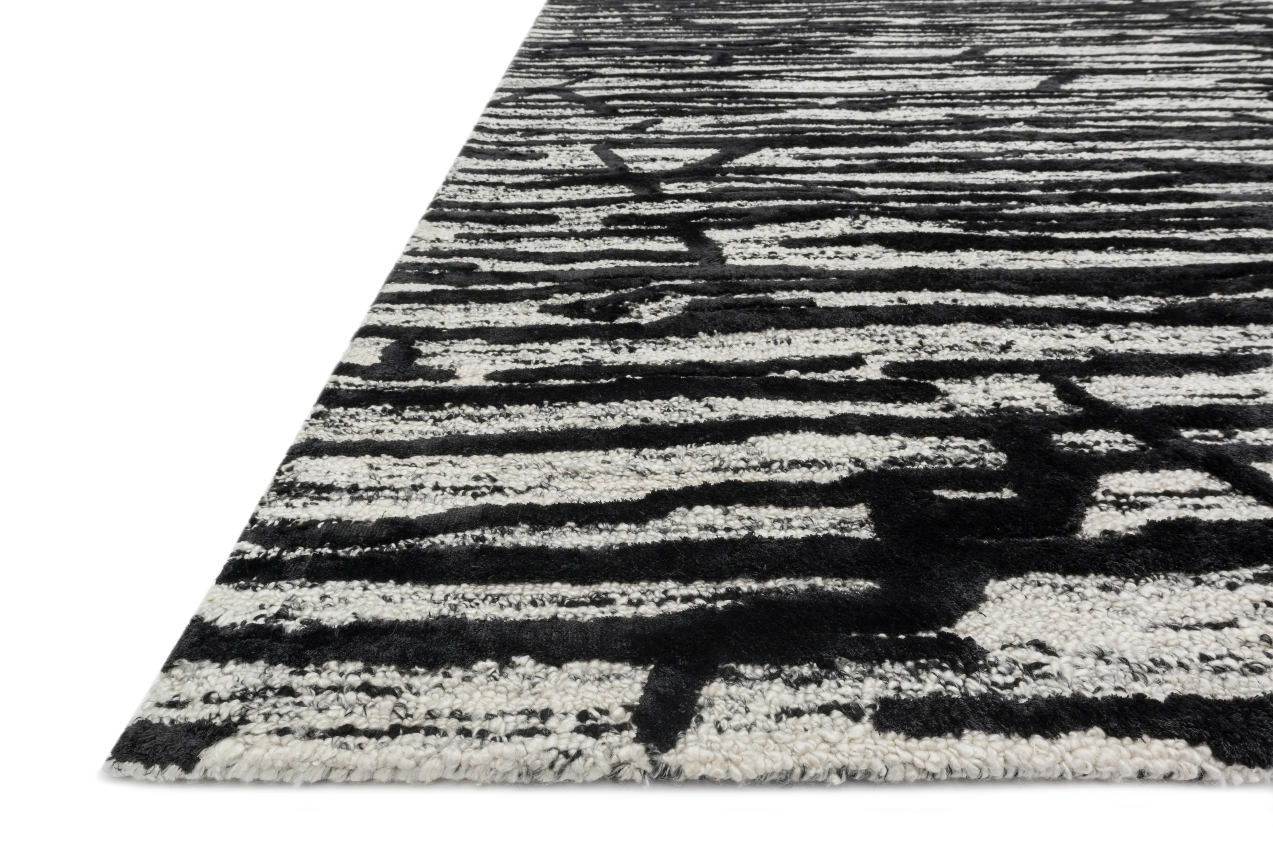 Juneau Ivory / Black Rug - Image 2
