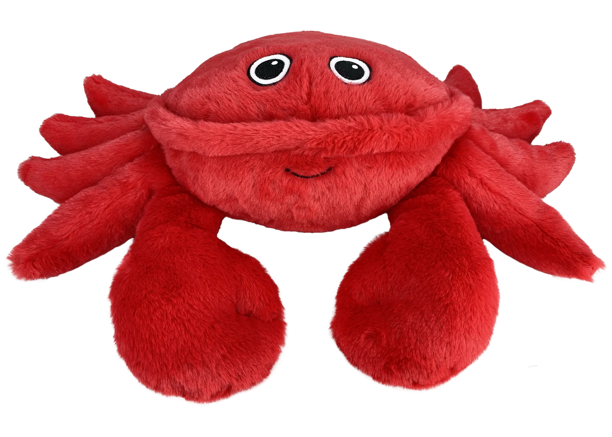 Multipet Plush Dog Toy Jumbo Crab 24in - Image 1