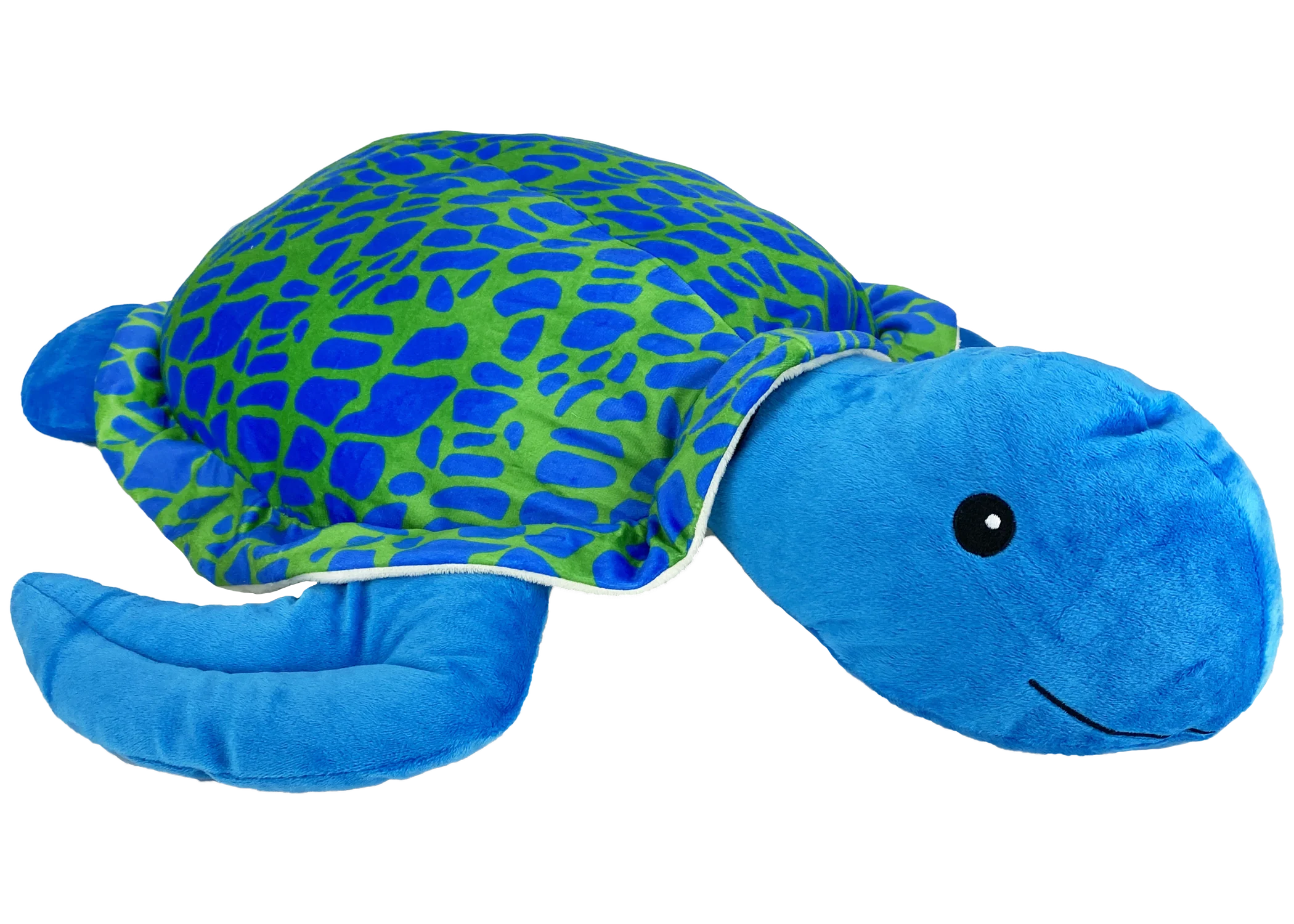 Multipet Plush Dog Toy Jumbo Turtle 24in - Image 1