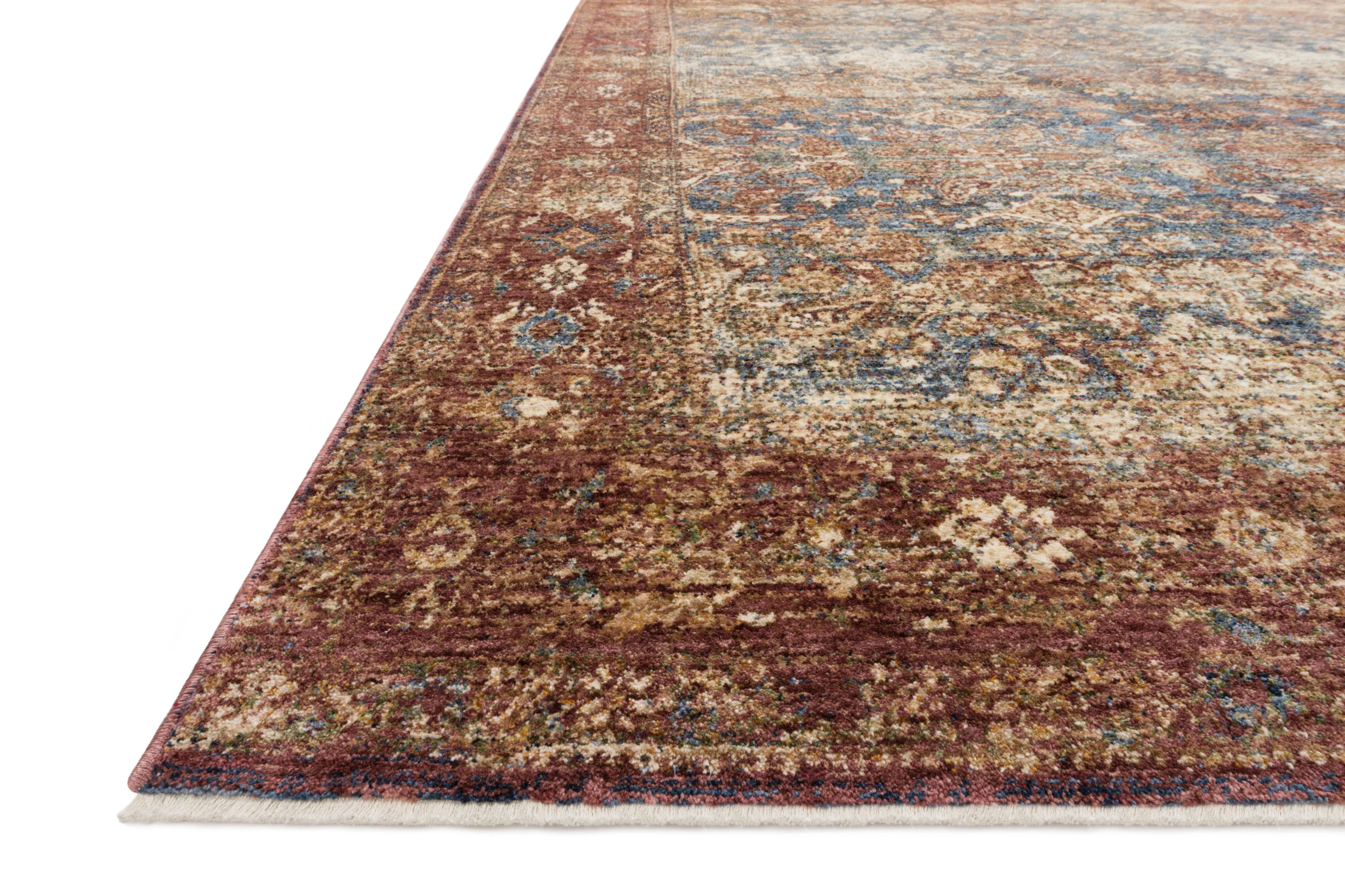 Magnolia Home by Joanna Gaines x Loloi Kennedy Denim / Brick Rug - Image 2