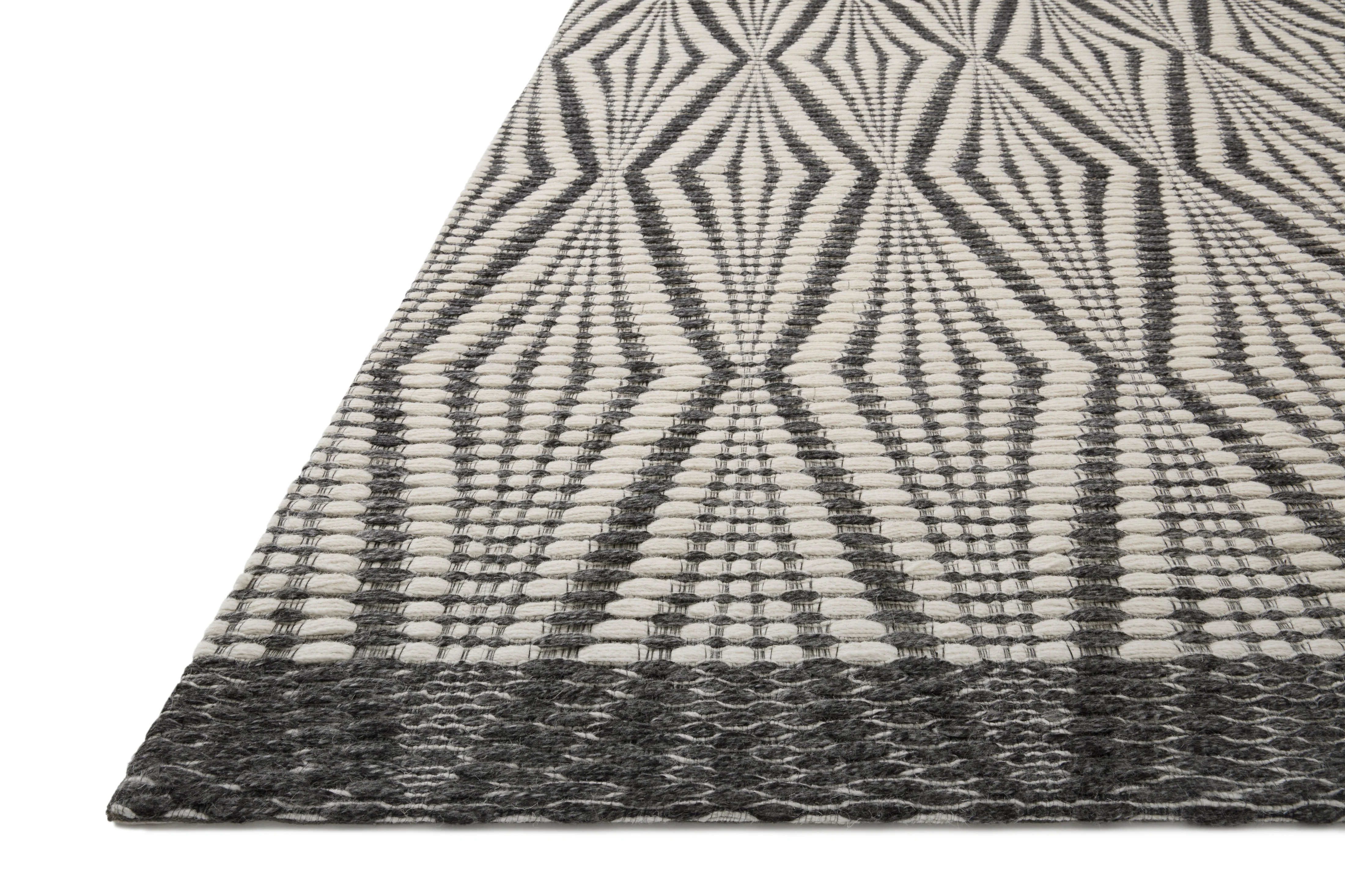 Kenzie Ivory / Charcoal Rug - Image 2