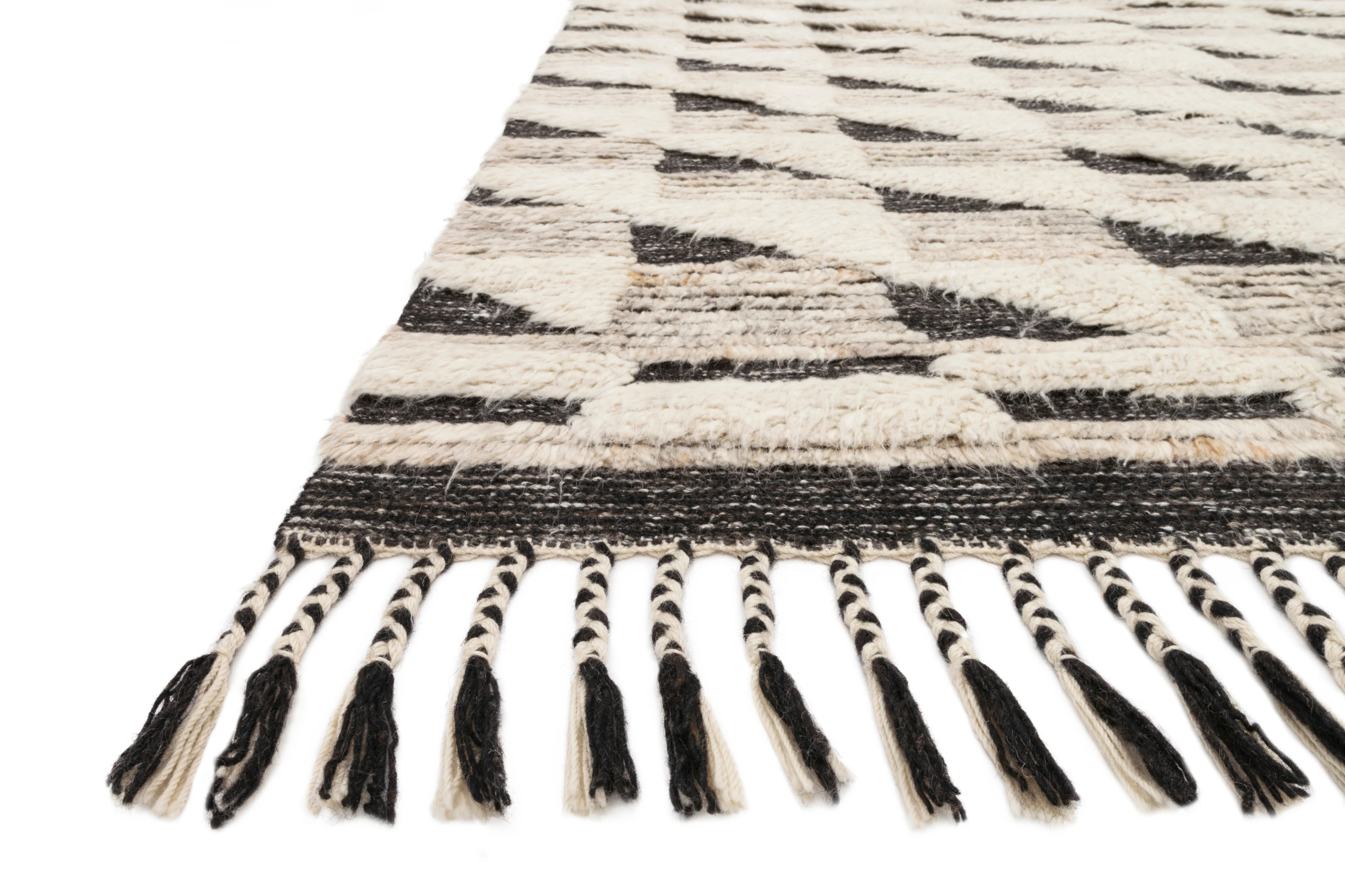 Khalid Natural / Black Rug - Image 2