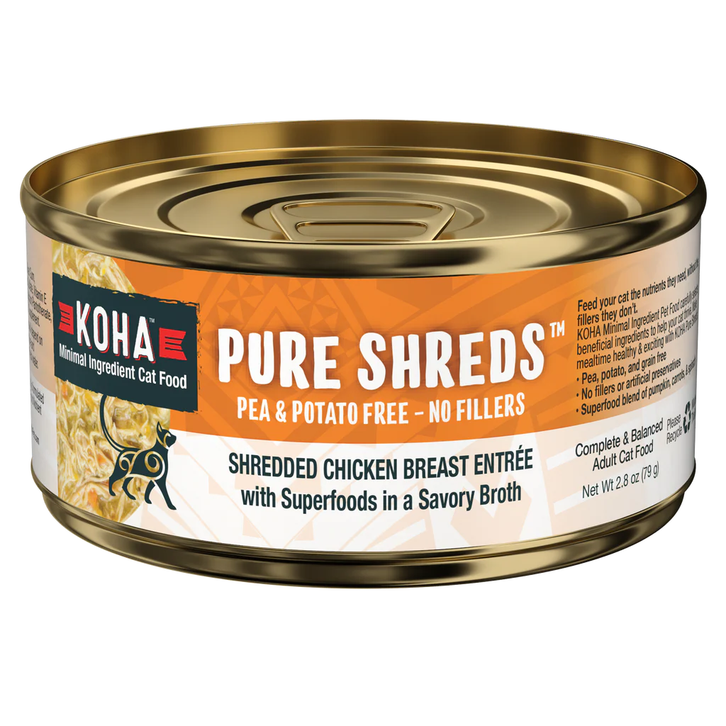 Koha Wet Cat Food 5.5oz Shredded Chicken - Image 1