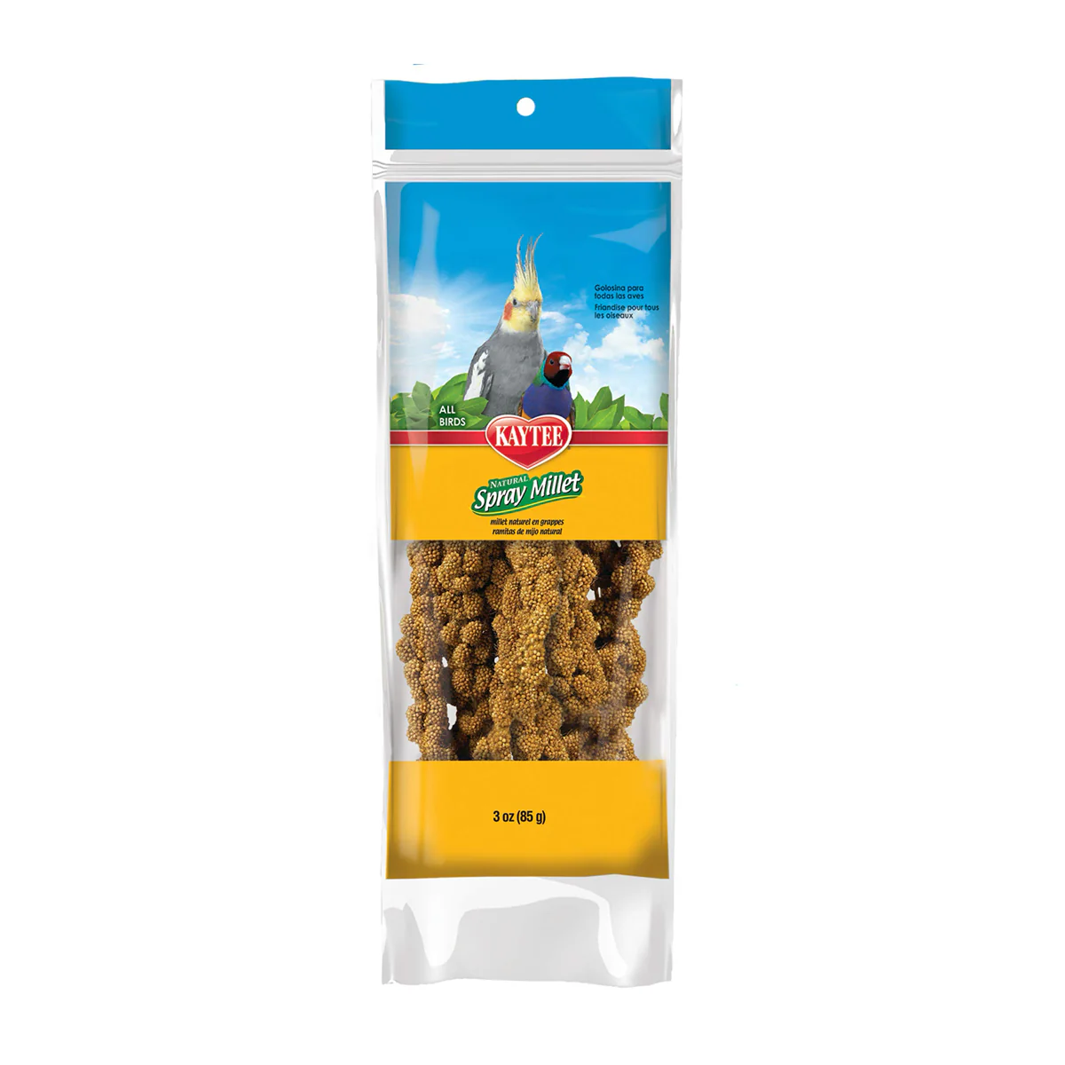 Kaytee Natural Spray Millet, 3oz Bag - Image 1