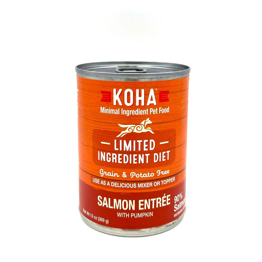 KOHA Canned Dog Food 90% Salmon 13oz - Image 1