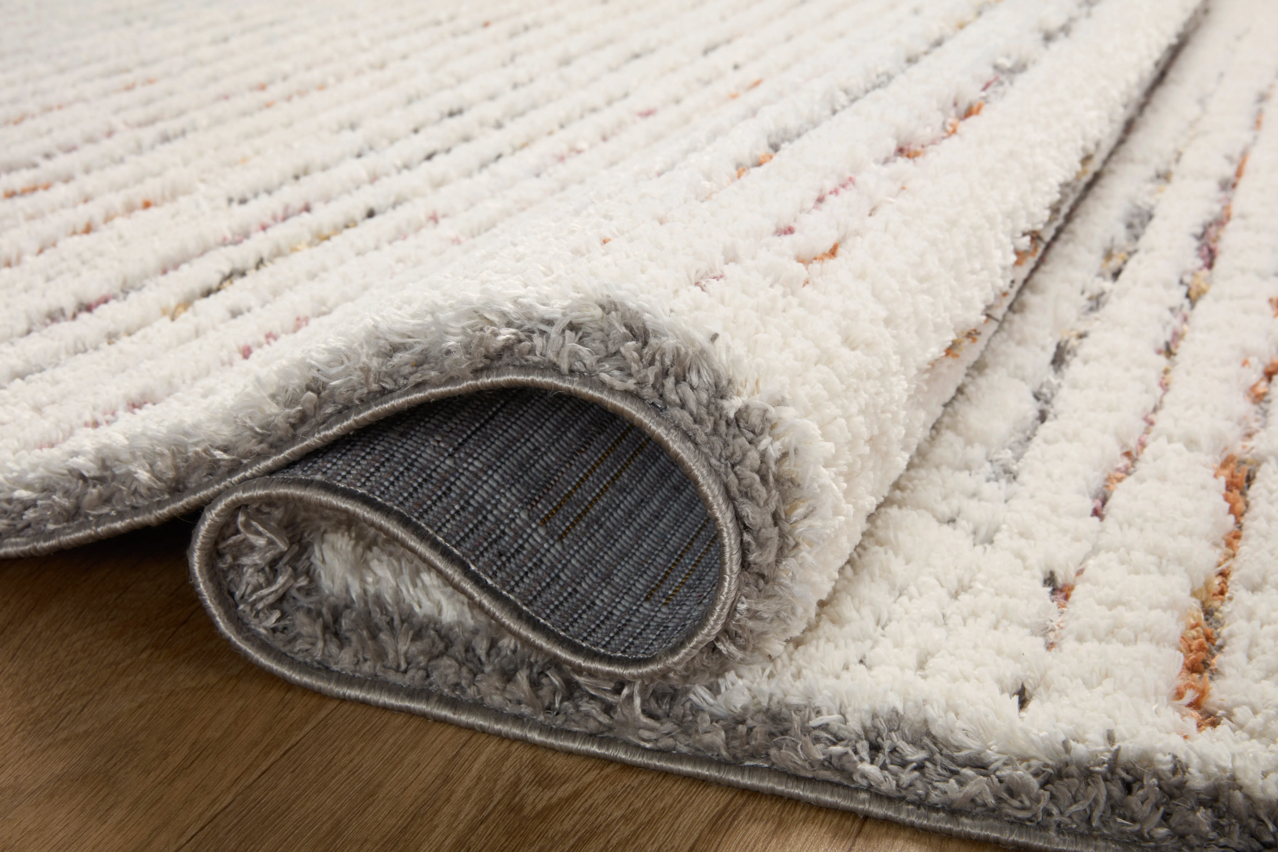 Levitt Shag Ivory / Multi Rug - Image 3