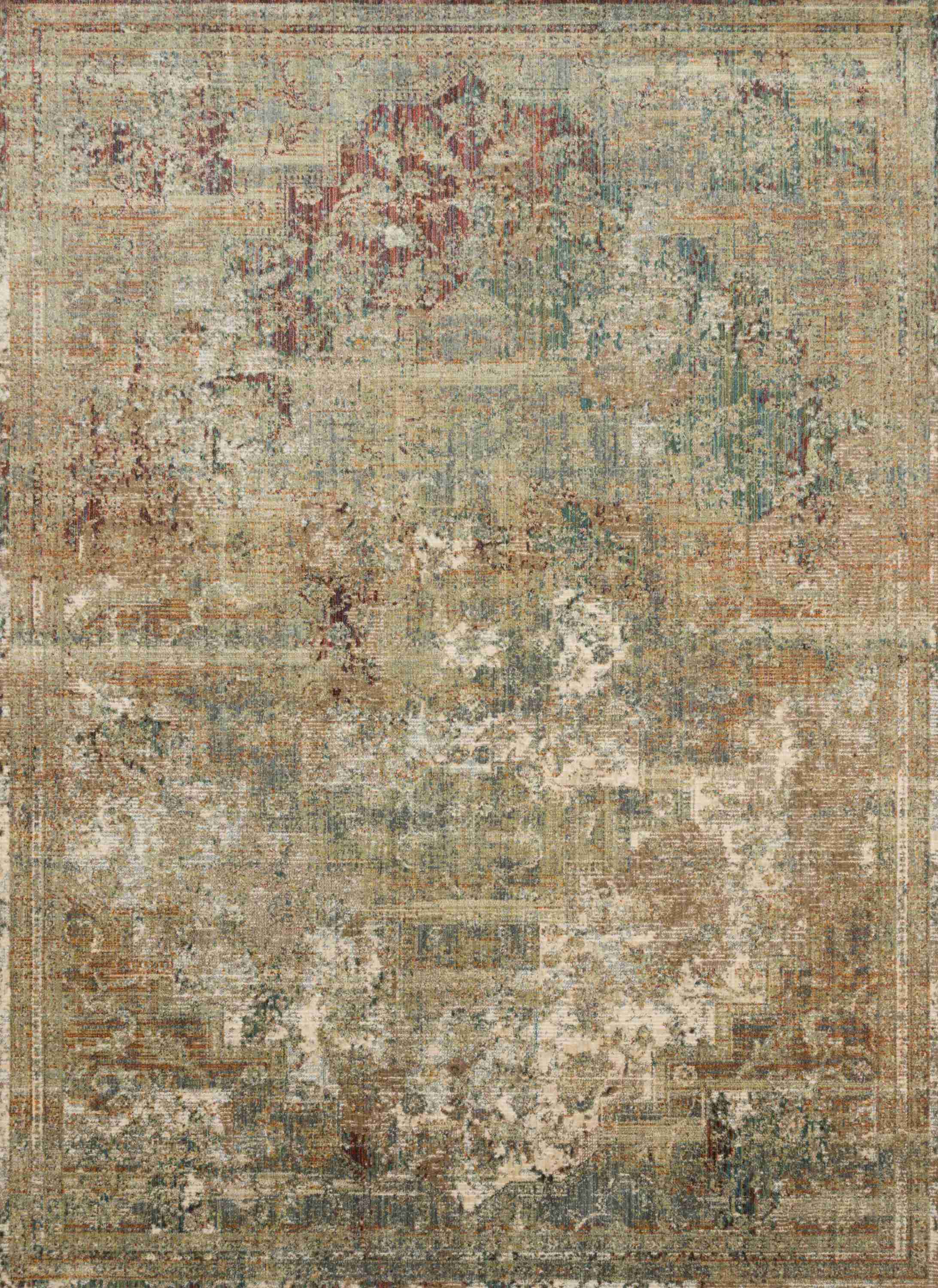 Magnolia Home by Joanna Gaines x Loloi Linnea Multi / Ivory Rug
