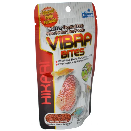 Hikari HK22206 1.23 oz Vibra Bites Tropical Fish Food - Image 1