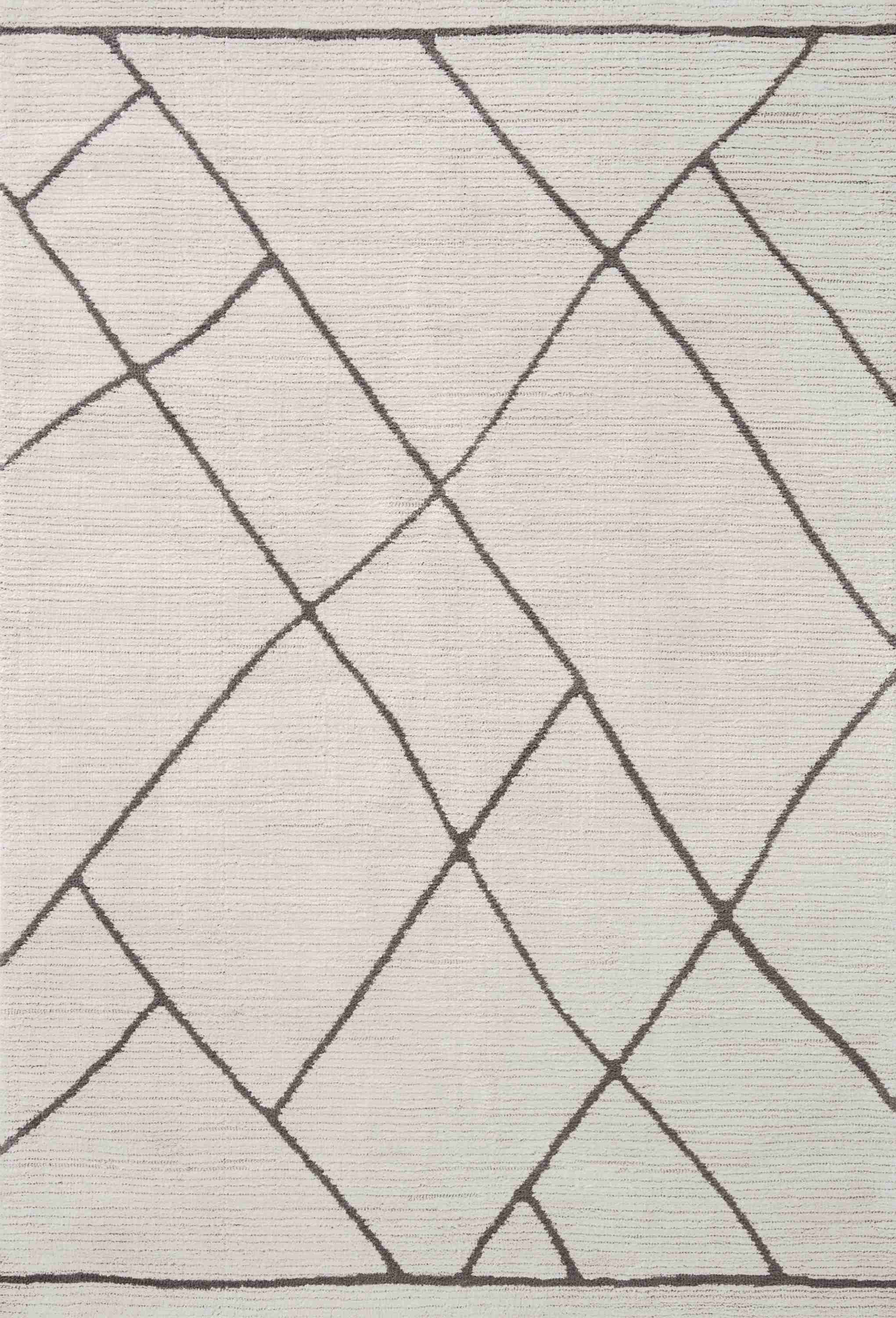 Magnolia Home by Joanna Gaines x Loloi Logan Ivory / Charcoal Rug - Image 1