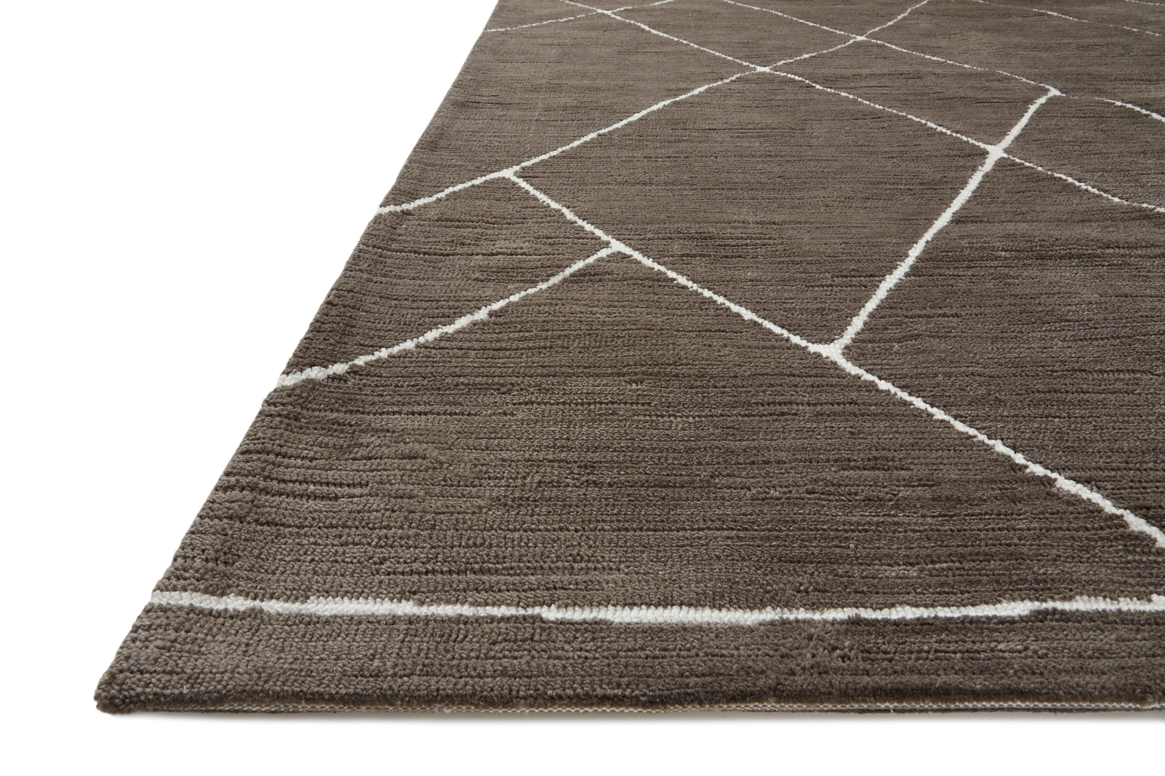 Magnolia Home by Joanna Gaines x Loloi Logan Mocha / White Rug - Image 2