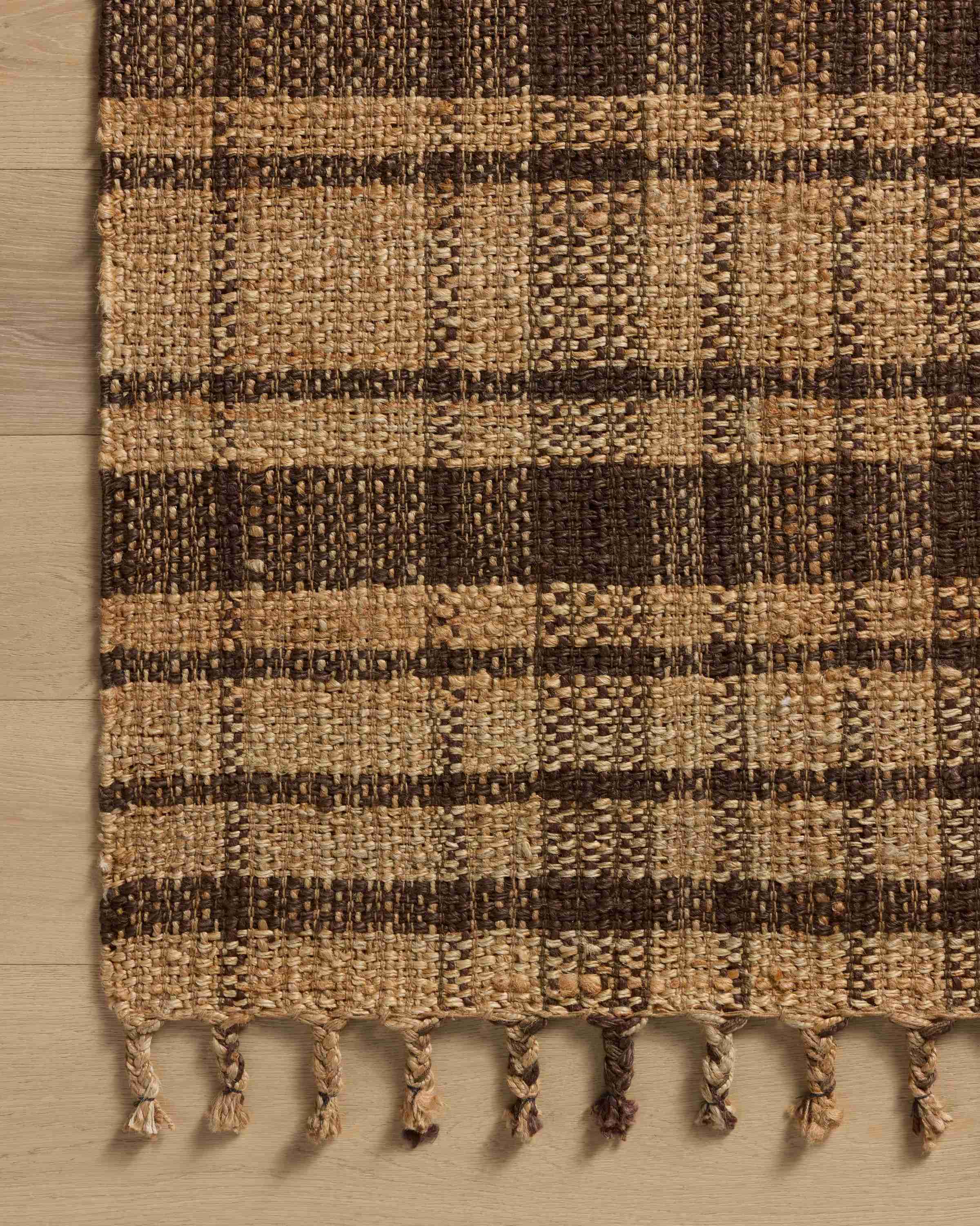 Magnolia Home by Joanna Gaines x Loloi Louie Natural / Espresso Rug - Image 3