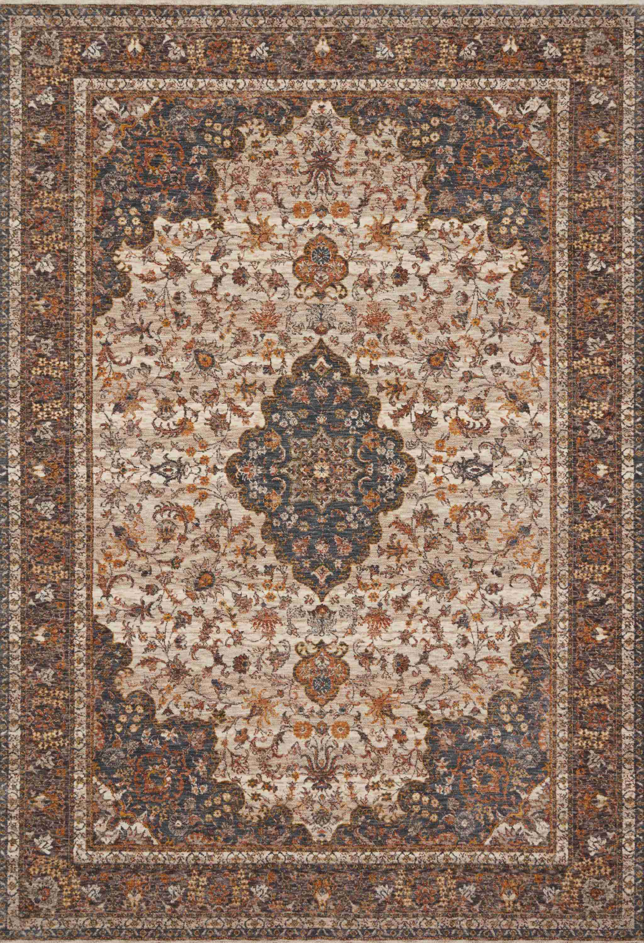 Lourdes Natural / Ocean Rug - Image 1