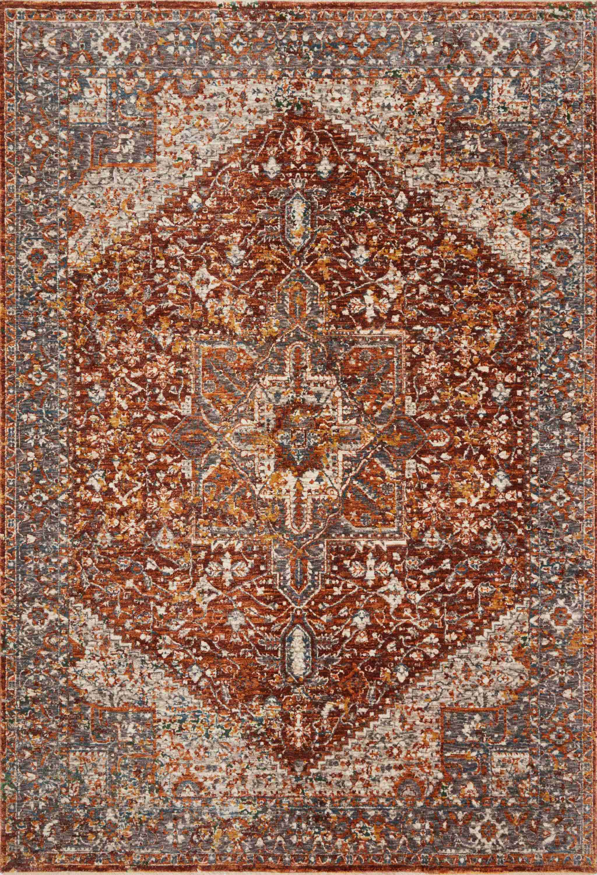 Lourdes Rust / Multi Rug