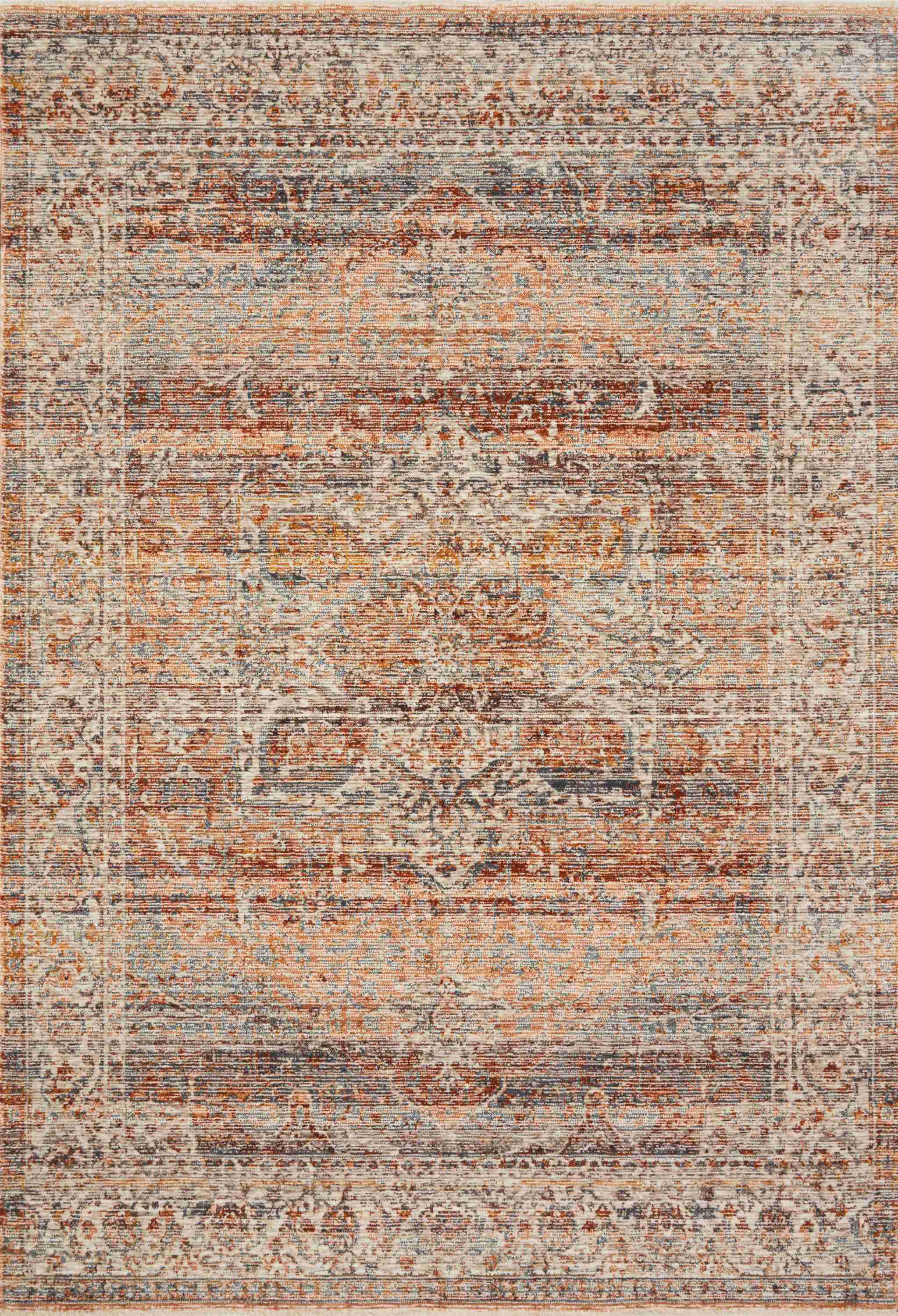Lourdes Tangerine / Ocean Rug - Image 1