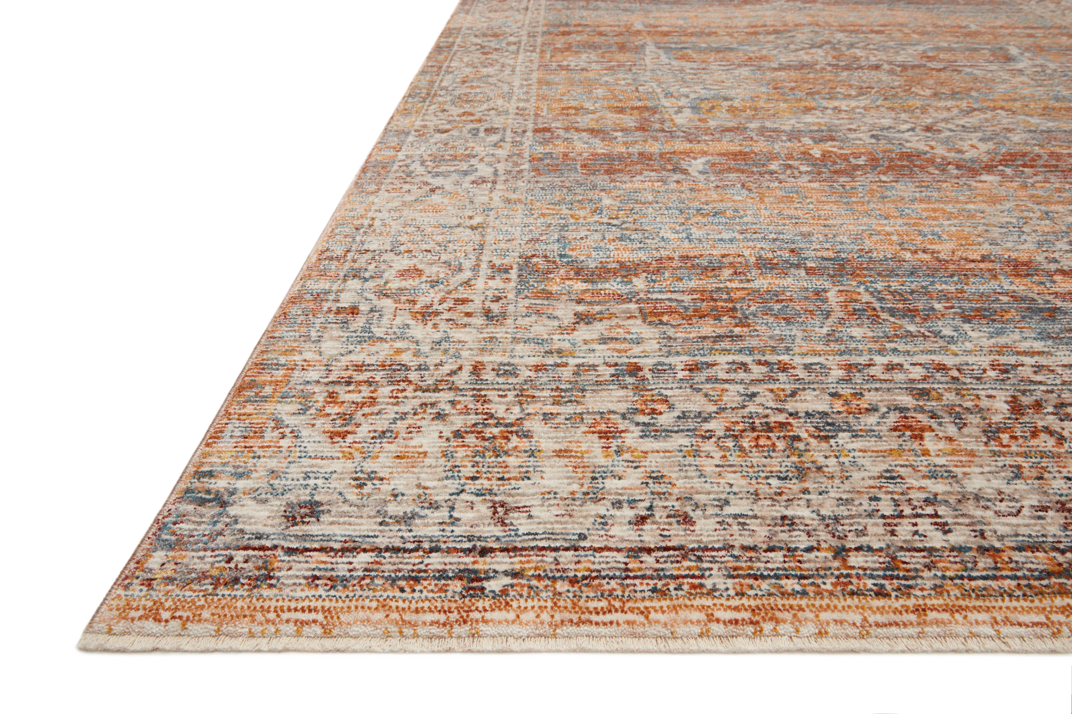 Lourdes Tangerine / Ocean Rug - Image 2