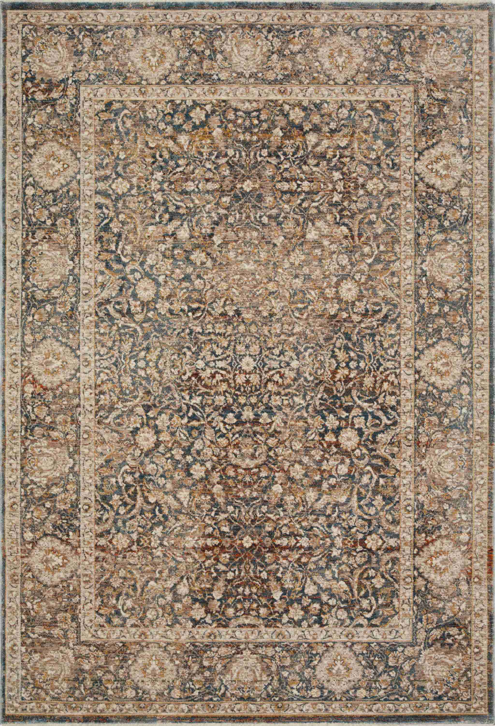 Lourdes Charcoal / Ivory Rug - Image 1
