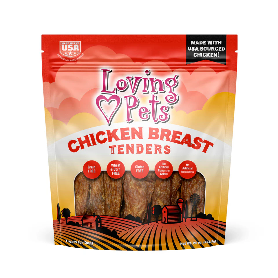 Loving Pets Chicken Breast Tenders for Dogs 24oz - Image 1