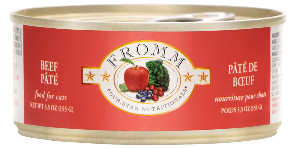 Fromm Four-Star Nutritionals® Beef Pâté Food for Cats 5.5 oz - Image 1