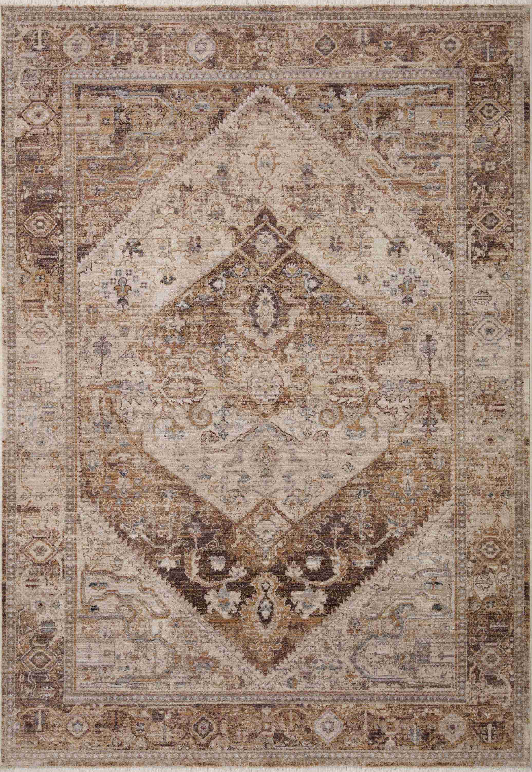 Lyra Natural / Mocha Rug - Image 1