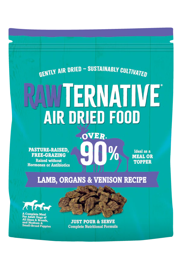 Rawternative Air Dried Dog Food Lamb Venison 1lb - Image 1
