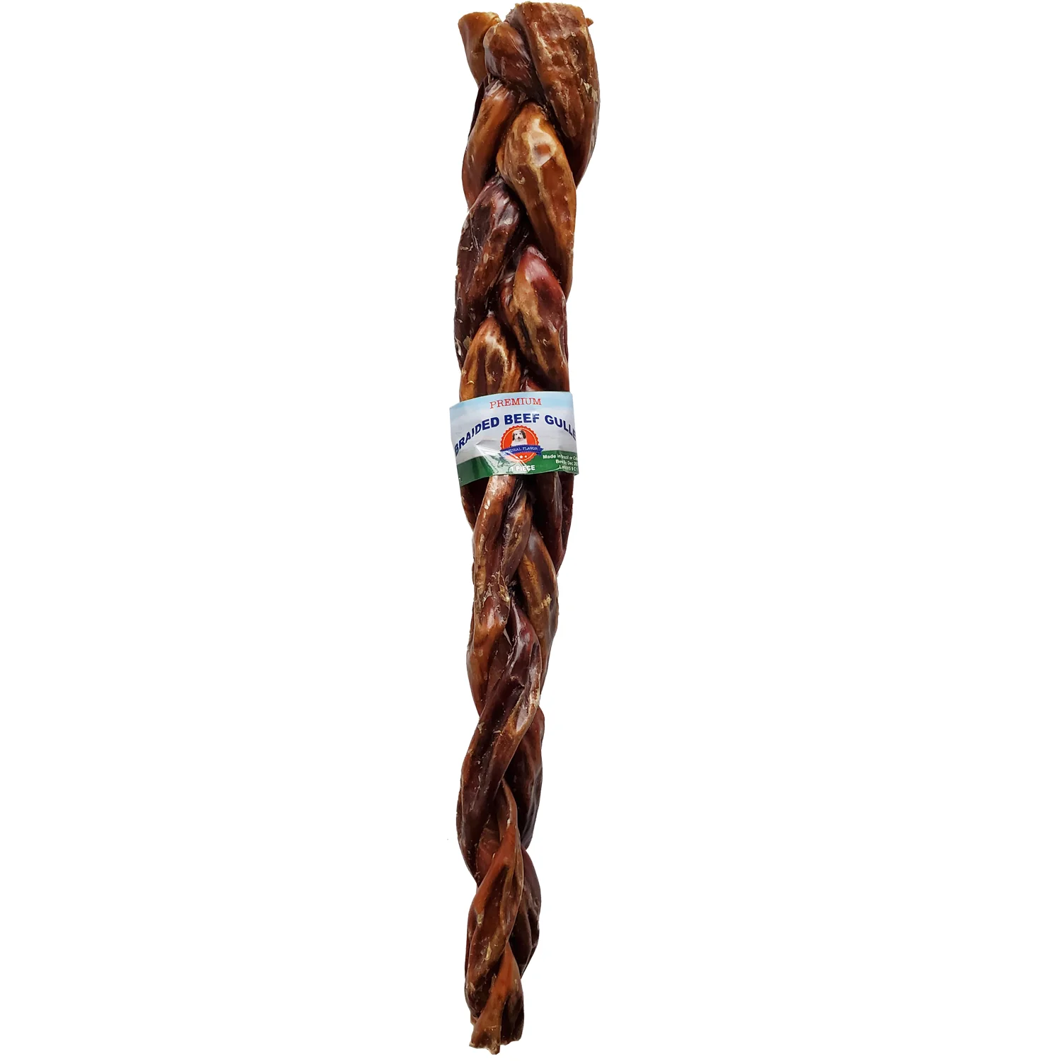 Lennox Rawhide Express Premium Beef Gullet Braided 12in - Image 1