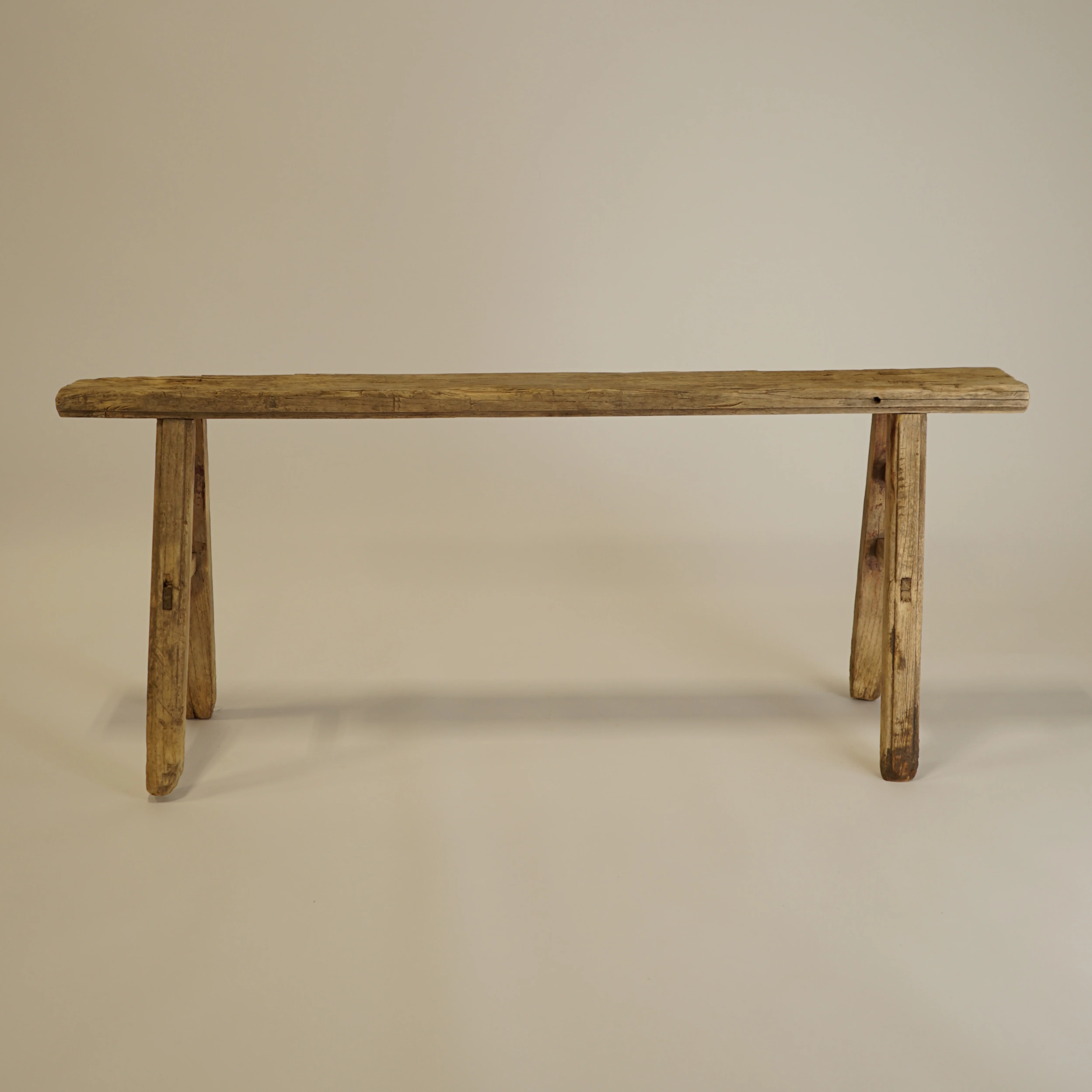 Leo Reclaimed Elmwood Bench - Image 1