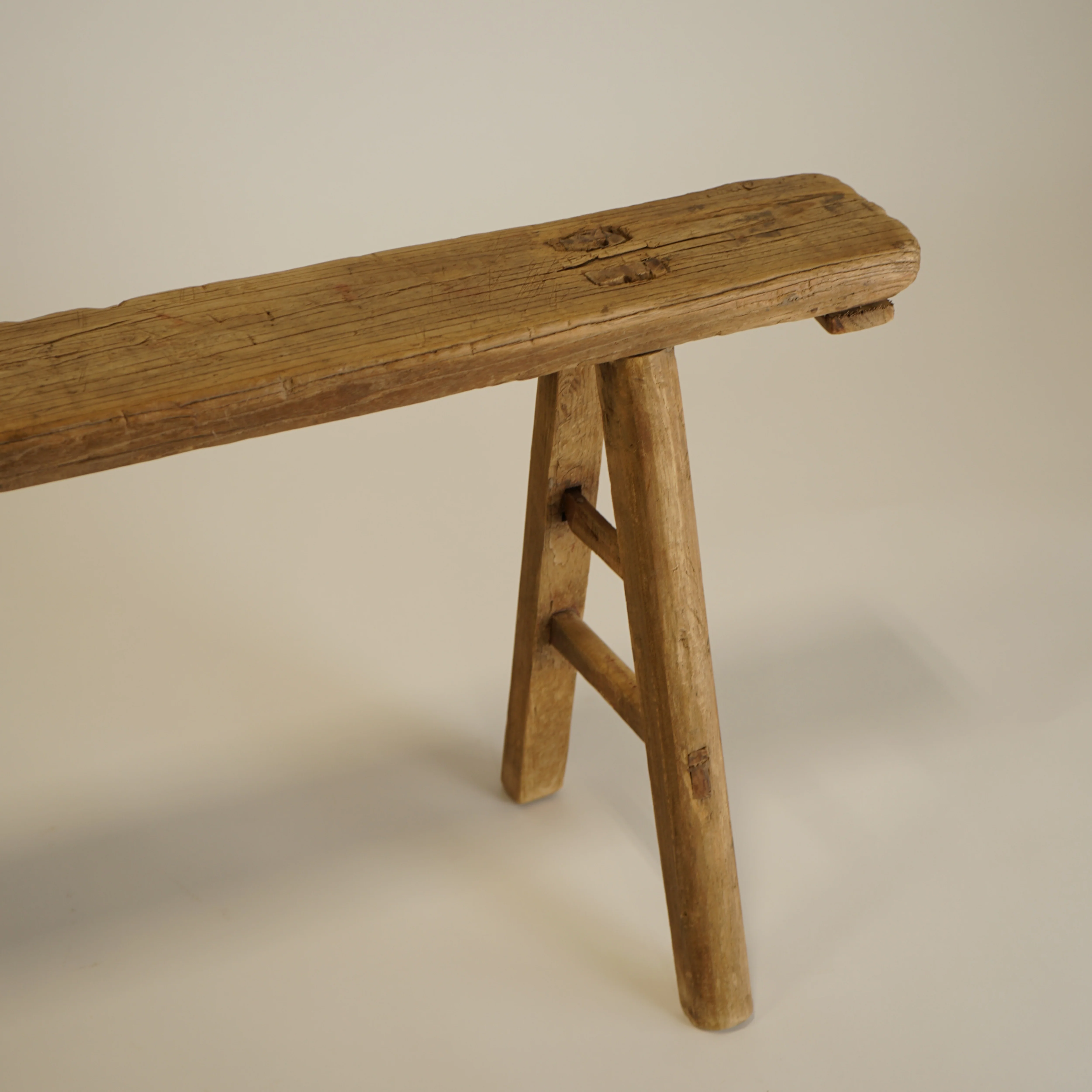 Leo Reclaimed Elmwood Bench - Image 2